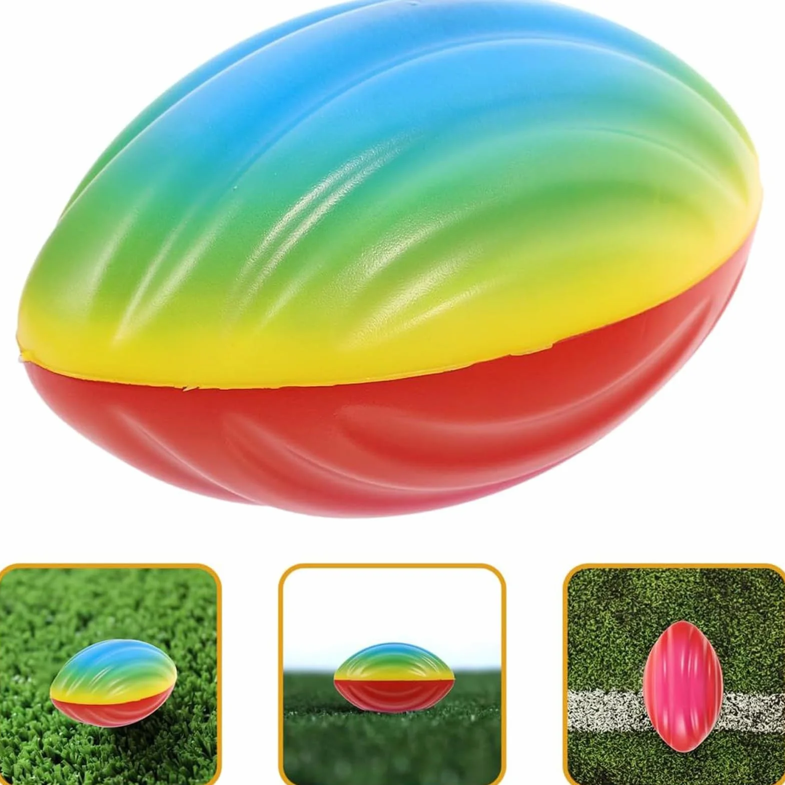 Pelota De Fútbol Americana De Espuma Suave con Agarre Mejorado para Juegos De Interior