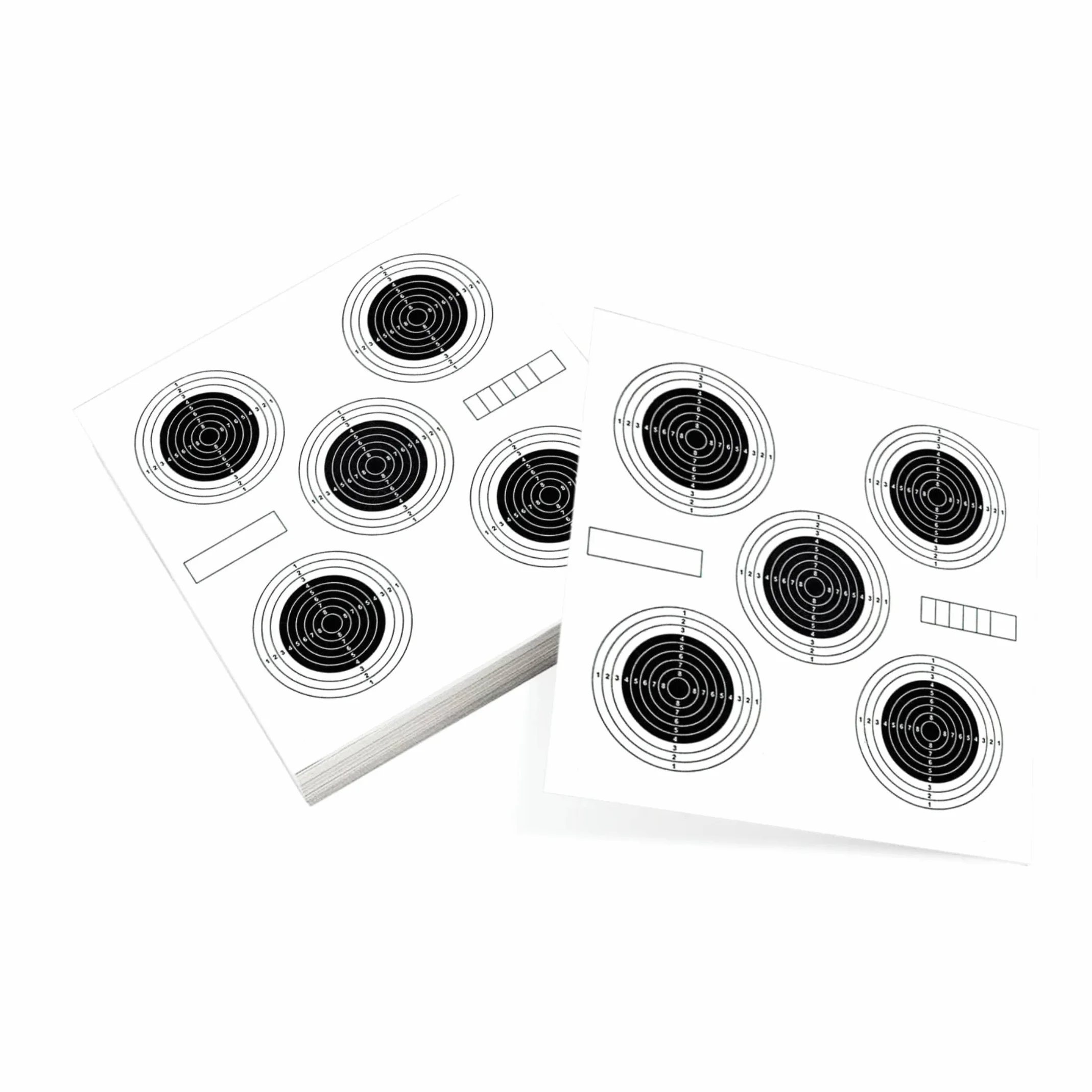 ADCHOP Dianas 14 x 14 cms Paquete de 50 Unidades Cartón 6 grs para Tiro al Blanco Airsoft Aire comprimido