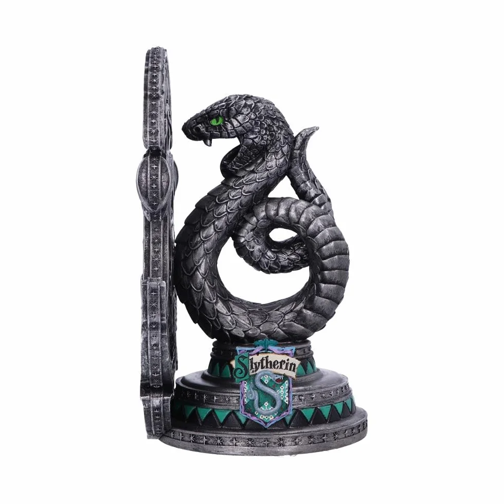 Nemesis Now Sujetalibros con Licencia Oficial de Harry Potter Slytherin, 20 cm, Plateado, B5958V2