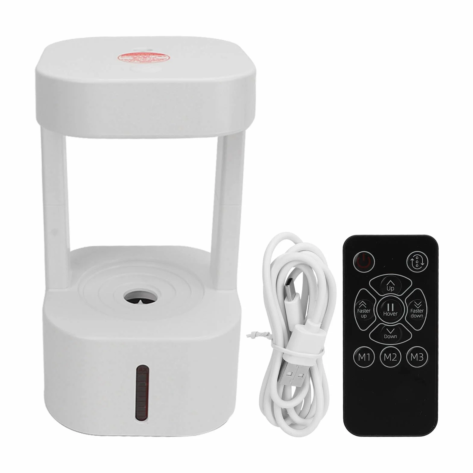 Humidificador de Niebla Fría Antigravedad, Humidificador de Aire Silencioso de 580 Ml, Vaporizador de Escritorio Portátil con Luces LED, Apagado Automático para Dormitorio, Oficina,