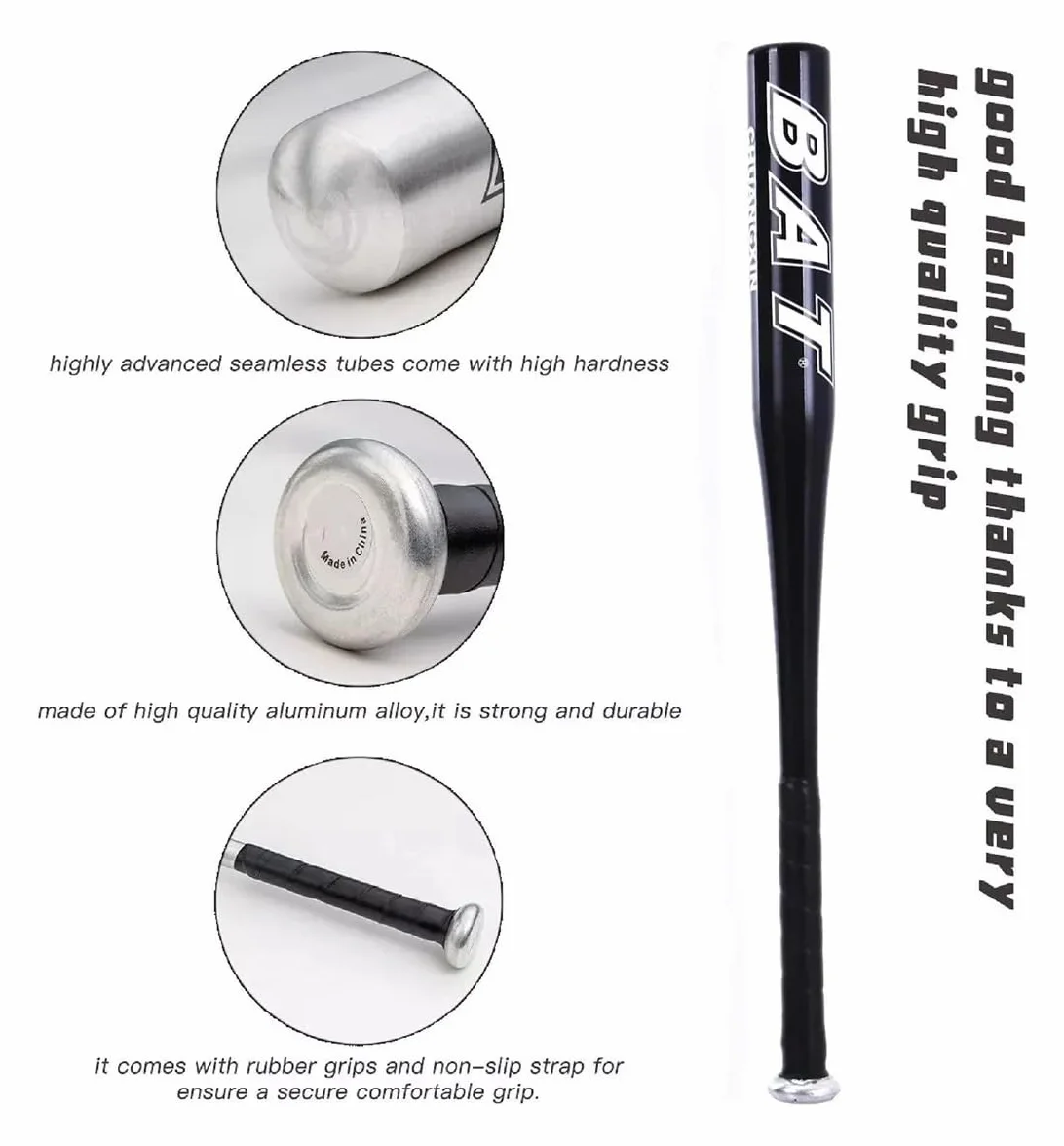 YIJIA Bate de béisbol de Aluminio 71,12 cm (28 Pulgadas) para Entrenamiento y Juegos