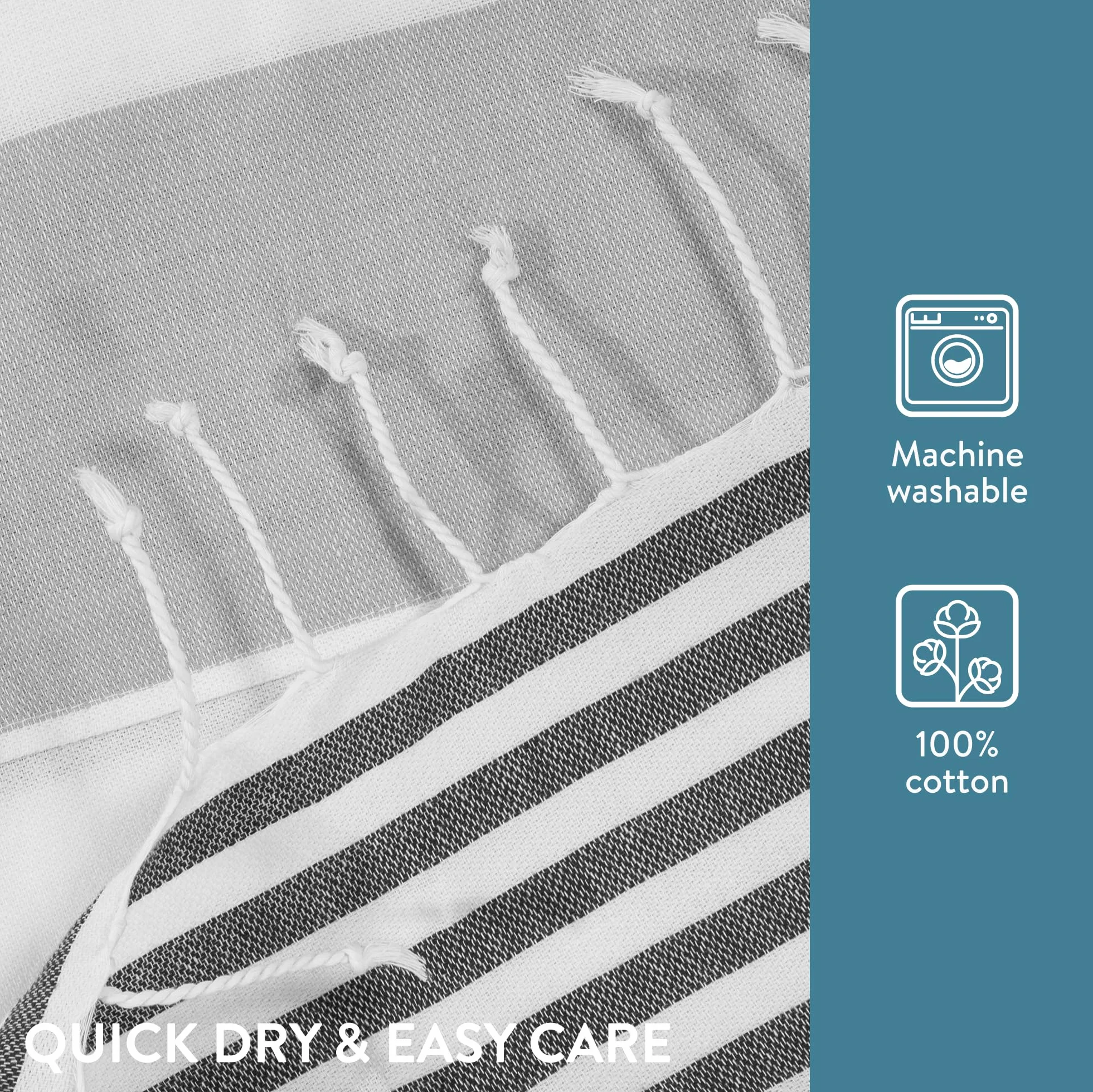 JEMIDI Poncho Surf Hombre Mujer Playa Tela Hammam Ligero Secado Rápido Bolsillo Capucha Toalla Rizo Rayas