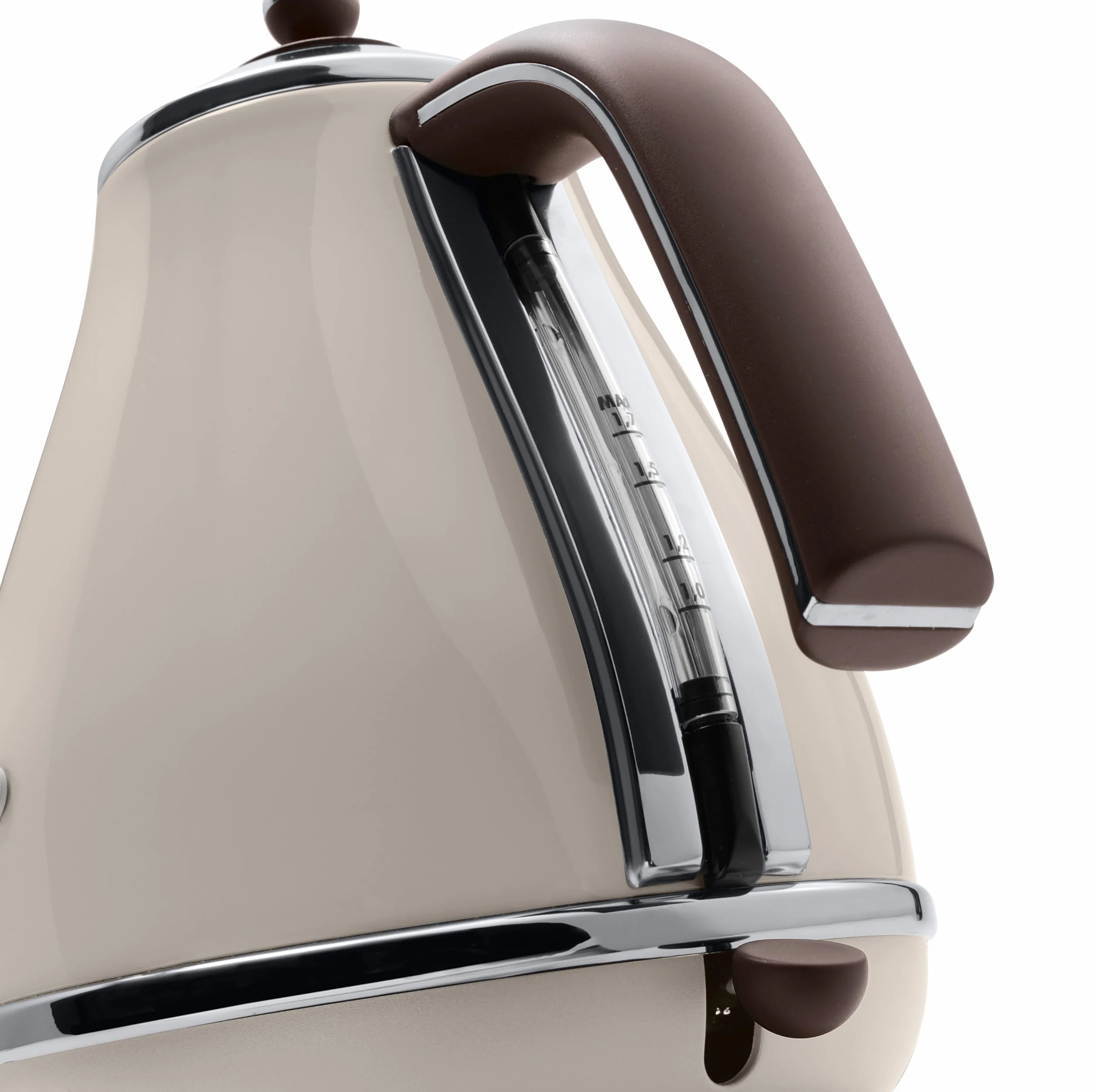 De'Longhi KBOV 2001.BG Tetera eléctrica, 2000 W, Acero Inoxidable, Beige