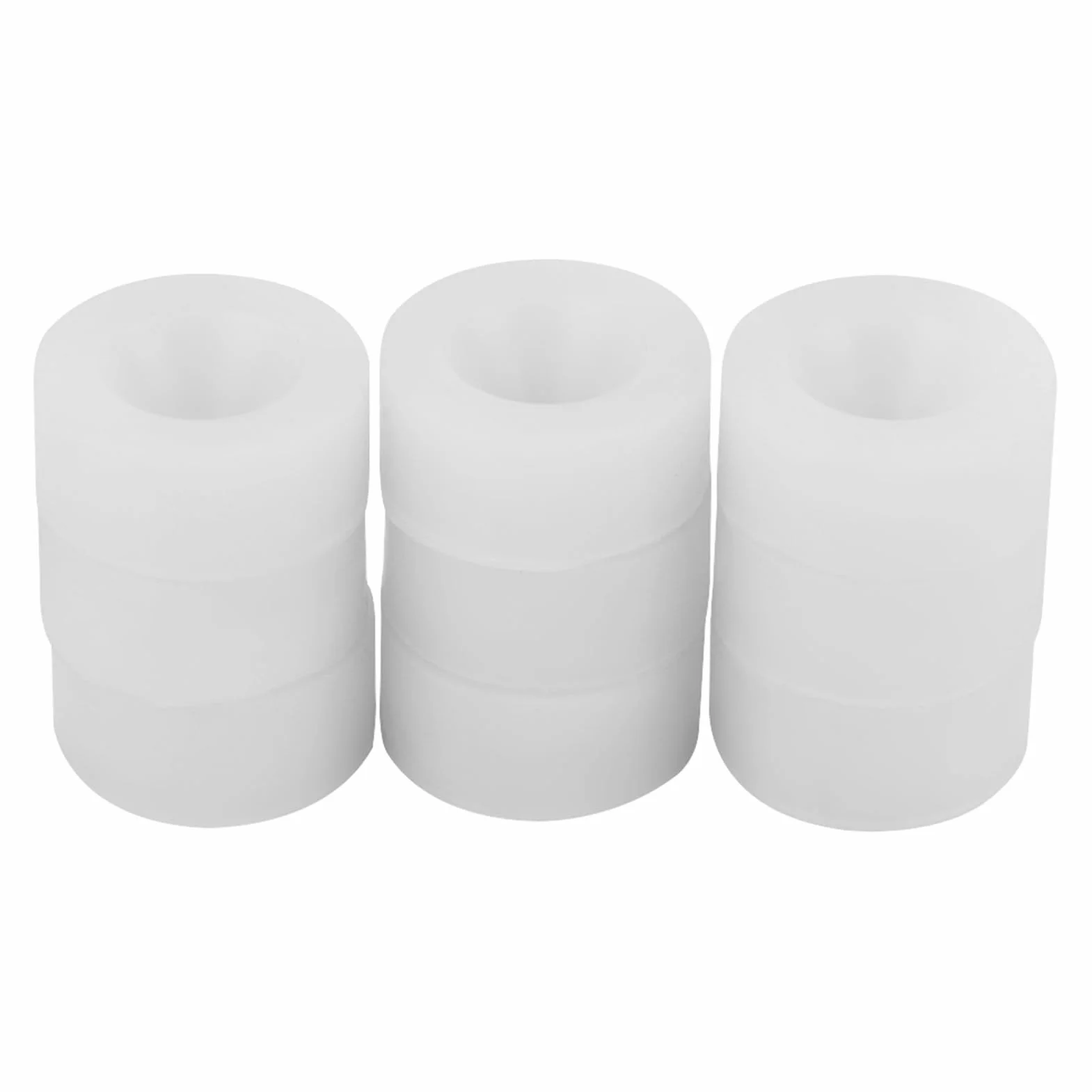 Tbest Almohadilla de Goma de Silicona para Máquina Taponadora de Botellas, Herramienta de Agarre de 10-20mm de Diámetro, Sellado Neumático Eléctrico Manual, 9 Uds.