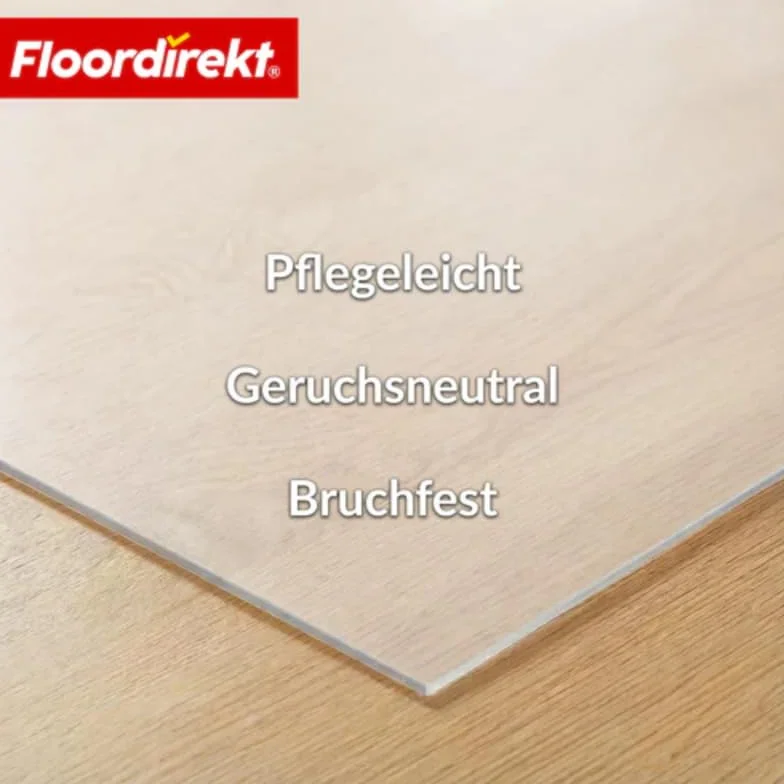 Floordirekt Esterilla protectora para suelo Neo Milky semitransparente, color blanco leche, de polipropileno (PP), para suelos duros como parqué y laminado, tamaño: 110 x 190 cm