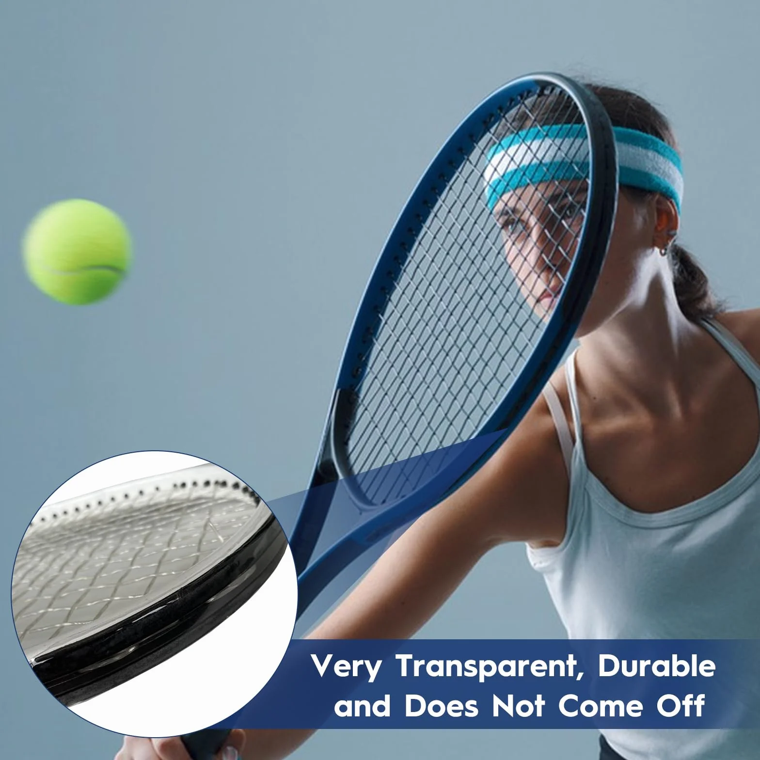 Cinta protectora transparente autoadhesiva 3,5 cm x 5 m para tenis