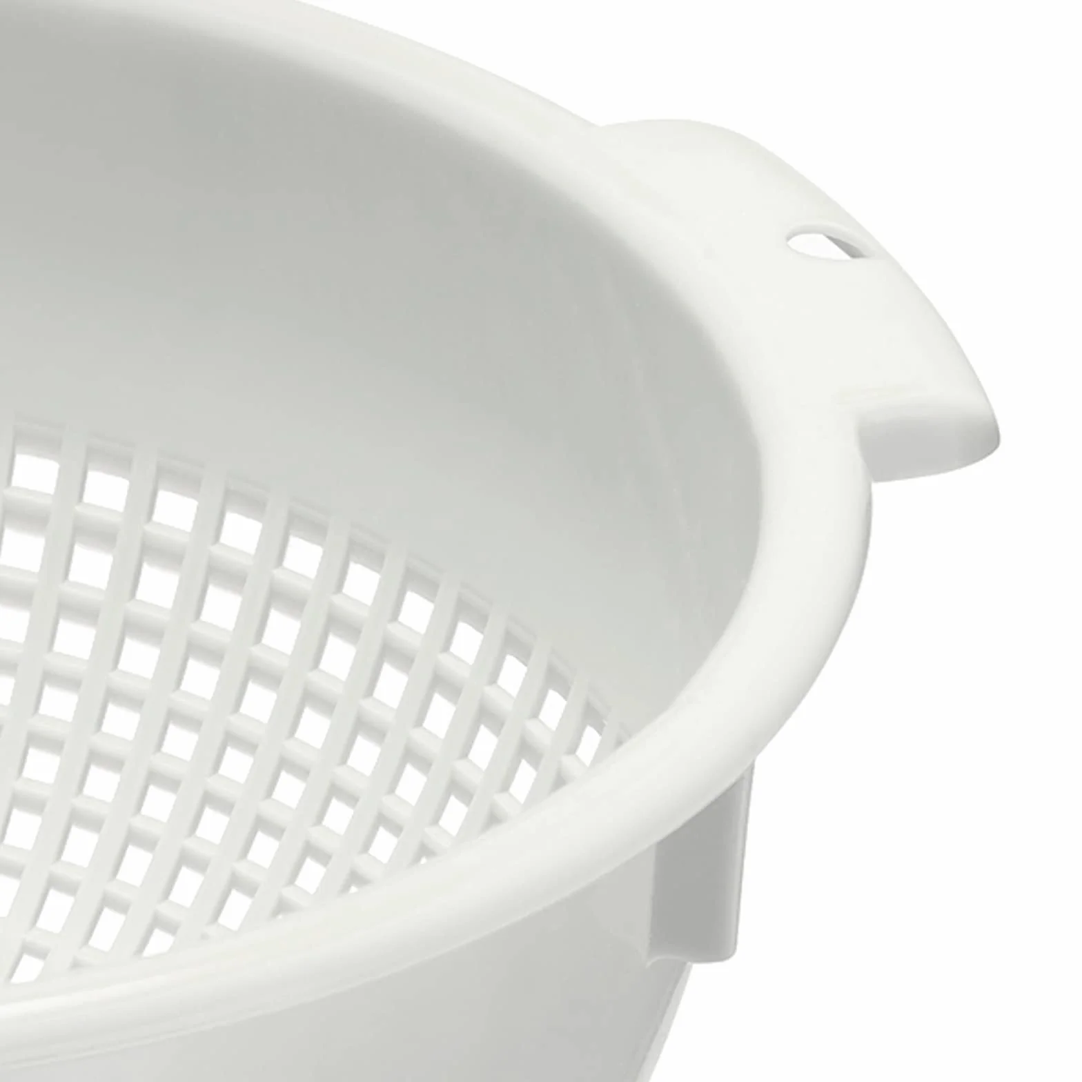 Westmark Colador, con asas y apoyos, plástico, blanco, 21262211