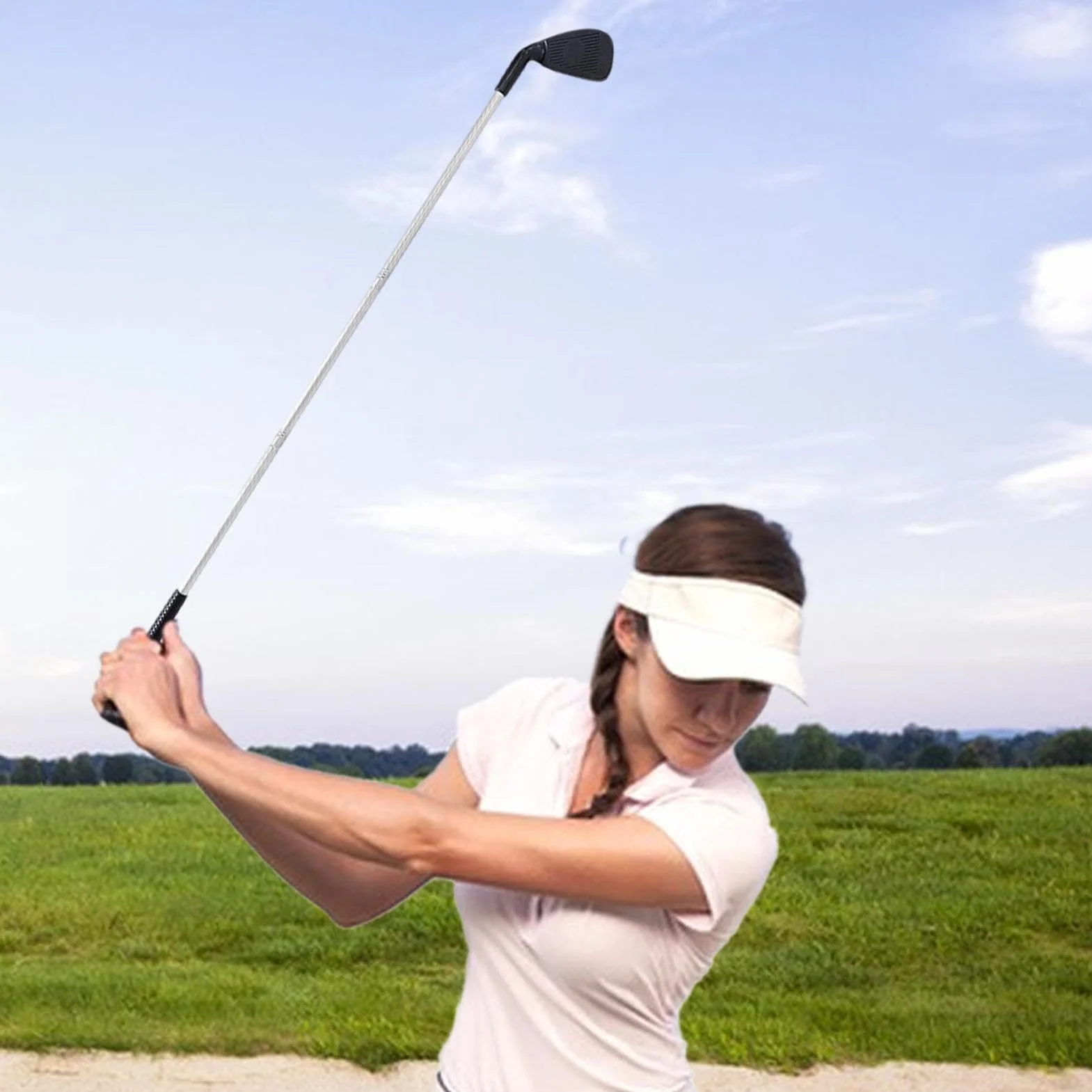 Mini putter de golf resistente para hombres diestros y zurdos, interiores y exteriores