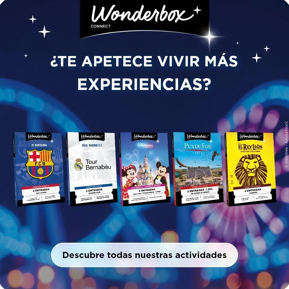 WONDERBOX Connect - Caja Regalo - Real Madrid Tour Bernabéu - Classic - 2 entradas para el Stadium Tour