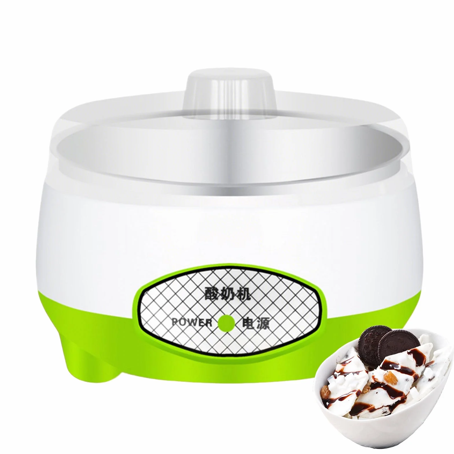 Genérico Máquina automática para Hacer Yogur, máquina para hacerr yogurr en el hogar, Aparato de Cocina eléctrico de 1,2 L, Nueva Mini máquinaa para Hacer Yogur Completamente automáticaa