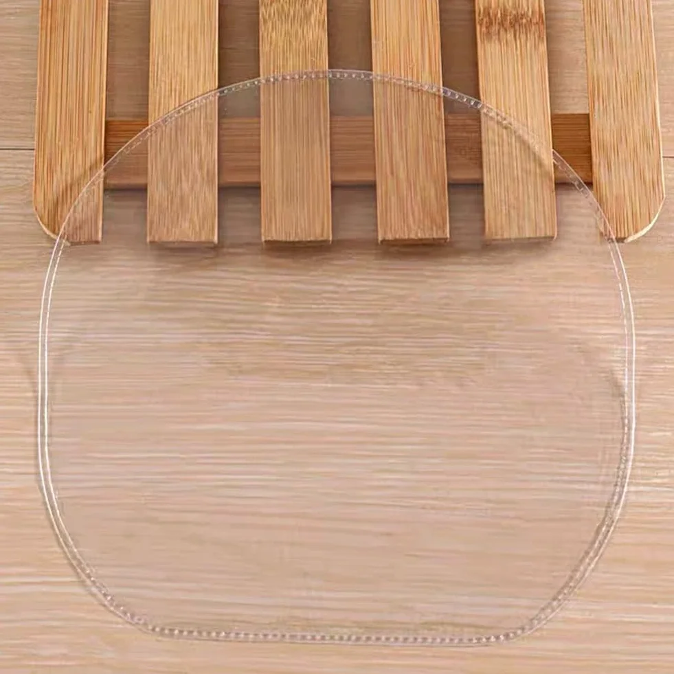 CREATCABIN 12 Piezas Película Protectora Adhesiva para Raqueta de Tenis de Mesa Transparente 16×16.3 cm