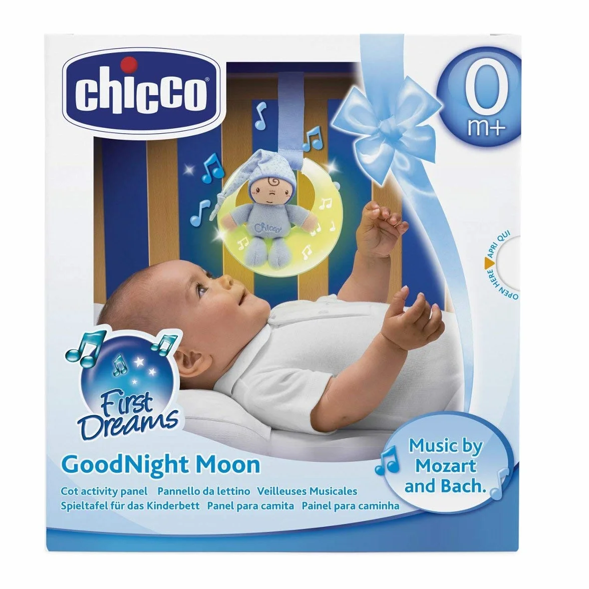 Chicco Panel de Cuna Buenas Noches con Luces y Melodías Azul