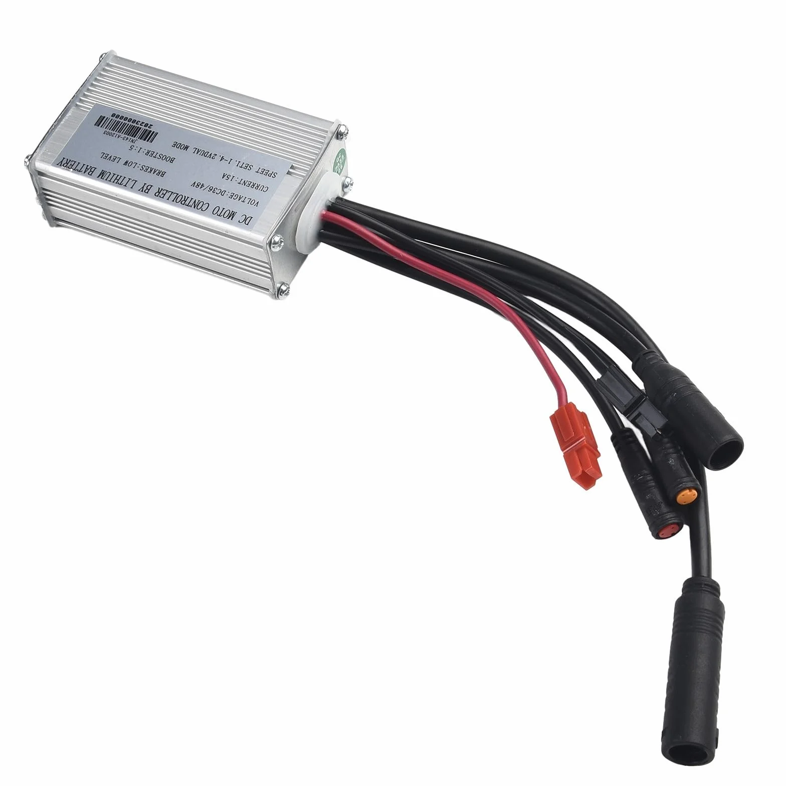 Controlador impermeable 15A 36V 48V para motor de eje sin escobillas Ebike