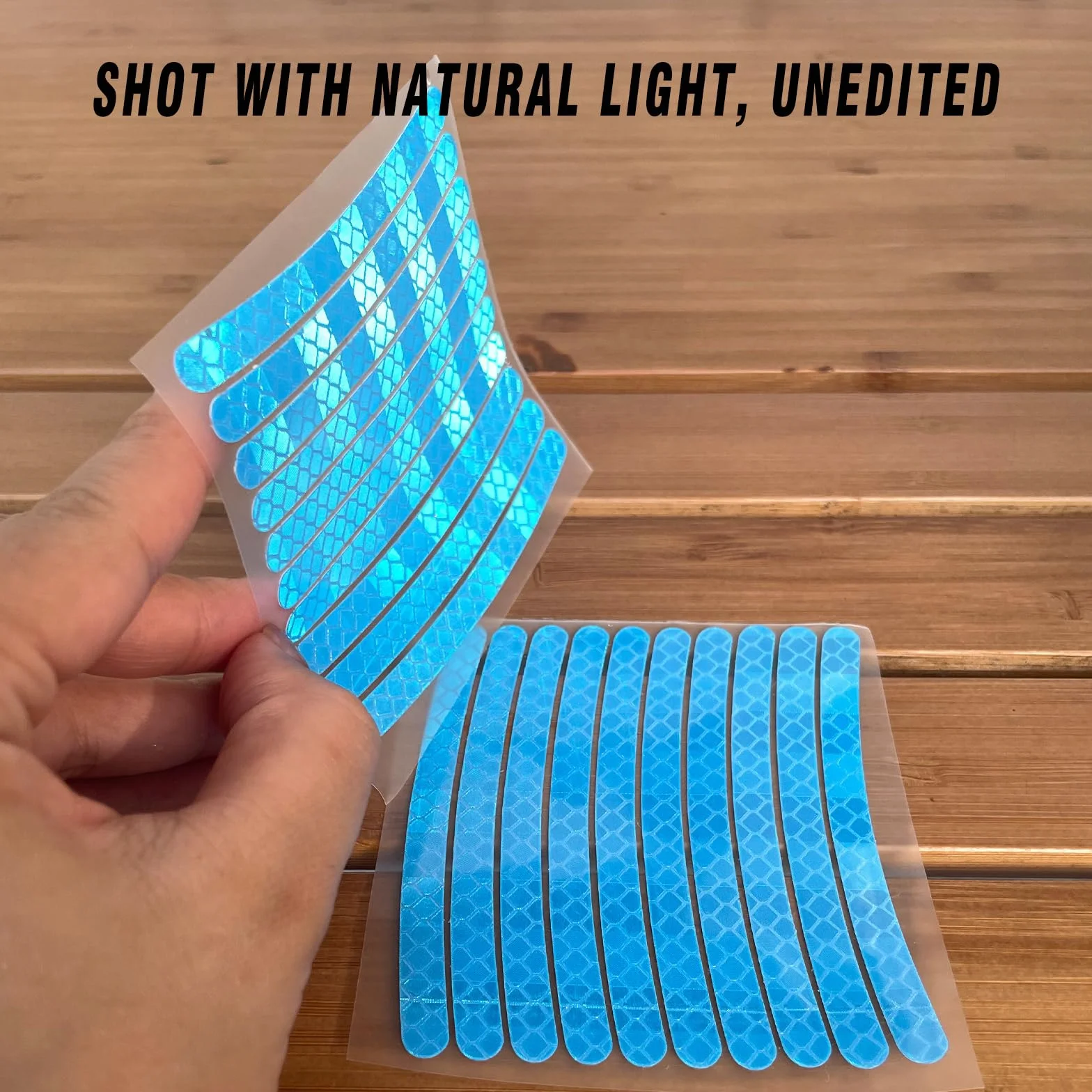 40 Piezas Pegatinas Reflectantes para Bicicleta, 4 Piezas Tapas Luminosas, Adhesivo Reflectante,Altamente Reflectantes y Intemperie, para Bicicleta, Moto, Silla De Paseo, Casco, Cochecito