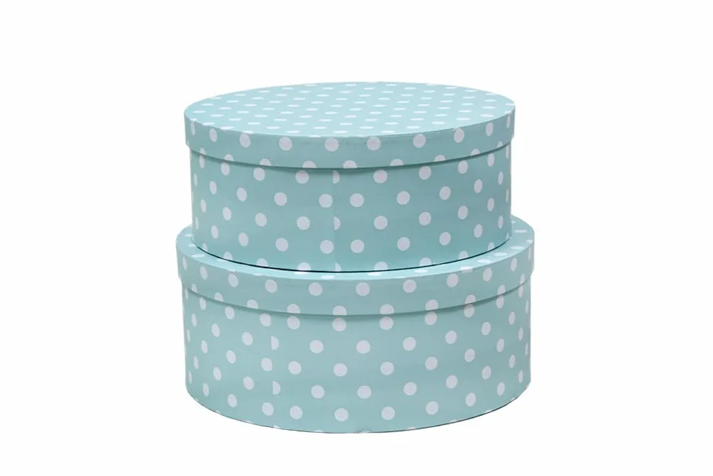 Caja Redonda Azul S/2