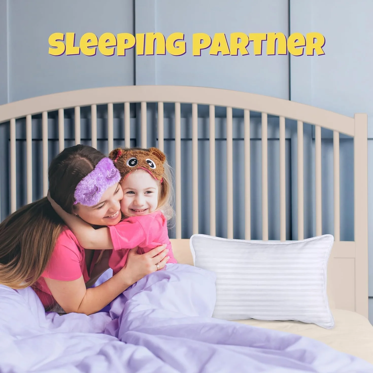 Utopia Bedding Almohada para Niños Juego de 2, 33 x 45 cm, Polialgodón, Transpirables, Suaves, Blanco