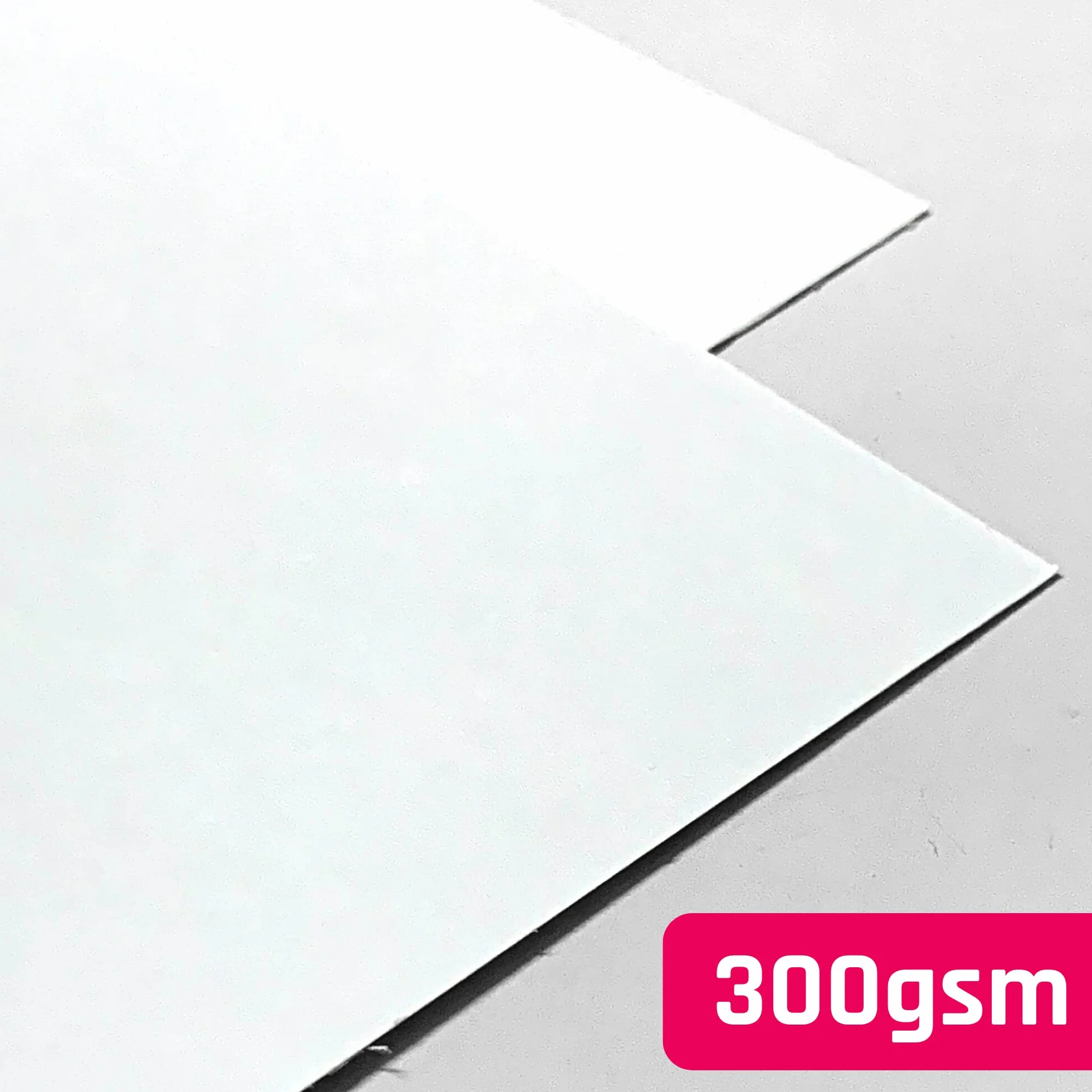 50 hojas, A5 300 g/m² Cartulinas Blancas Carton Colores - Blanco