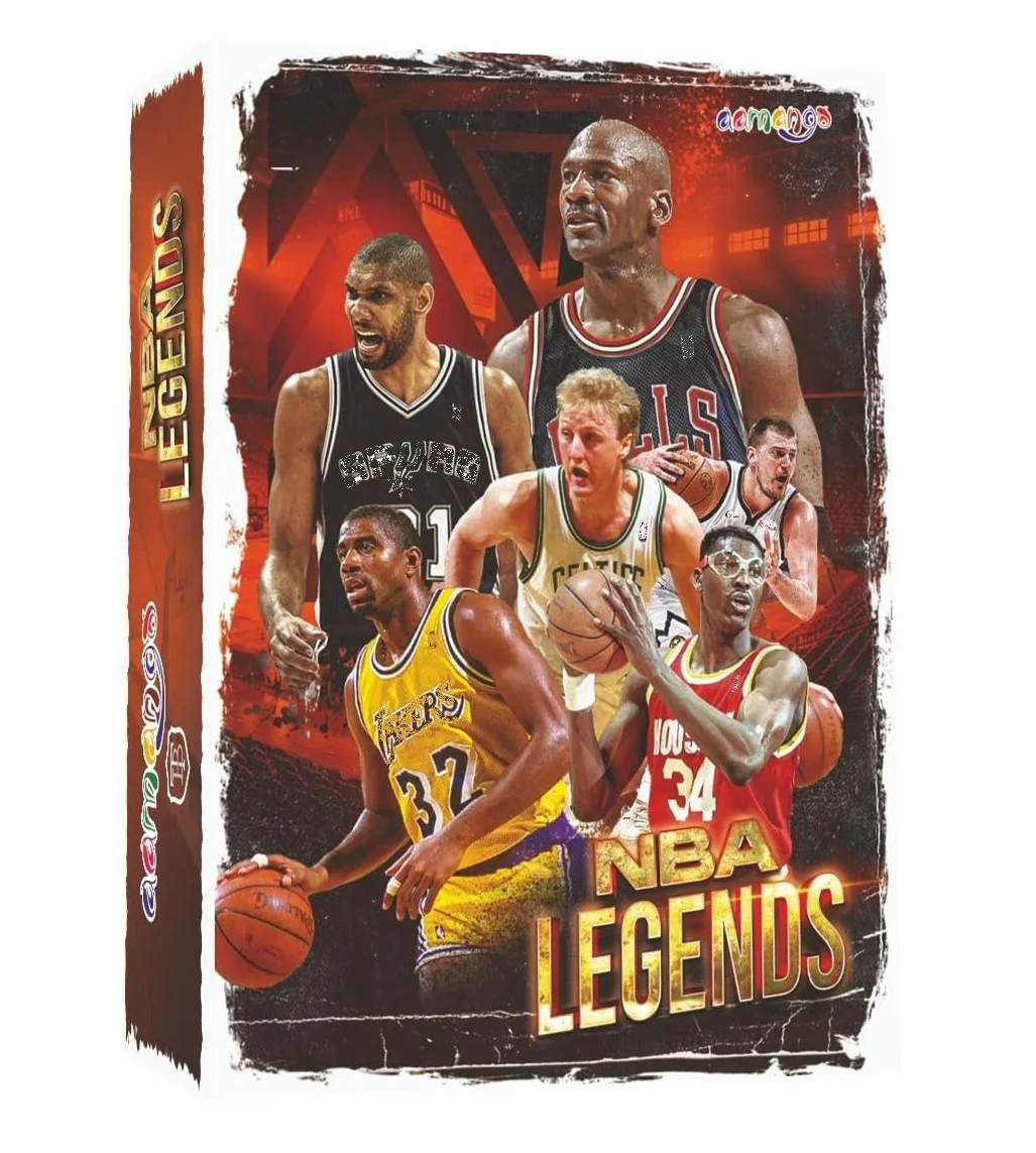 Aamango NBA Trump Cards Leyendas de la NBA Edición de Jugadores Retirados Michael Jordan Kobe Bryant Magic Johnson Coleccionable de baloncesto