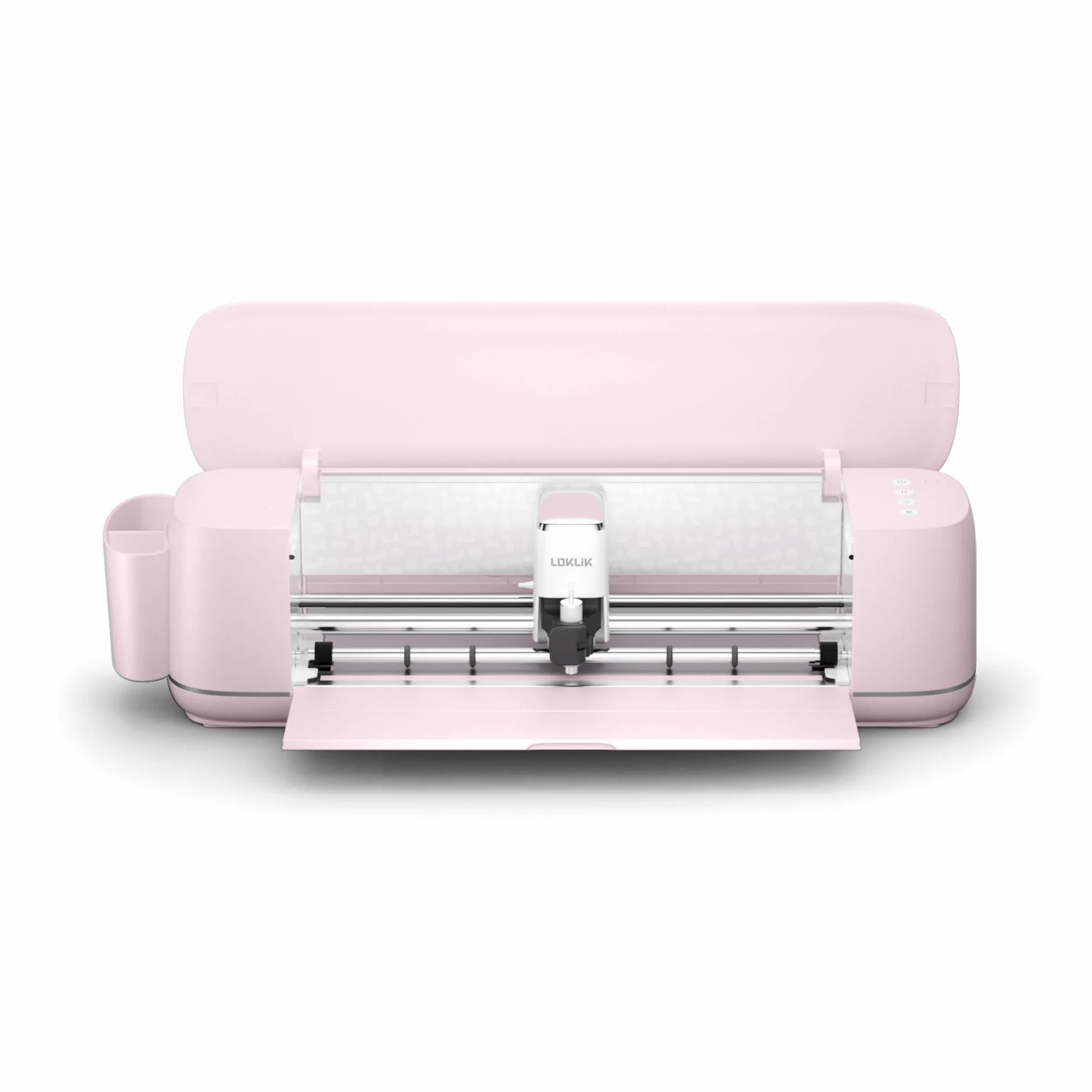 LOKLiK iCraft Máquina Plotter - Máquina de Corte para Personalizar Textiles, Tazas, Bolsas, Pegatinas y Decoración. Funciona con Vinilo, Papel, Cuero, Cartón y Más. (Rosa)