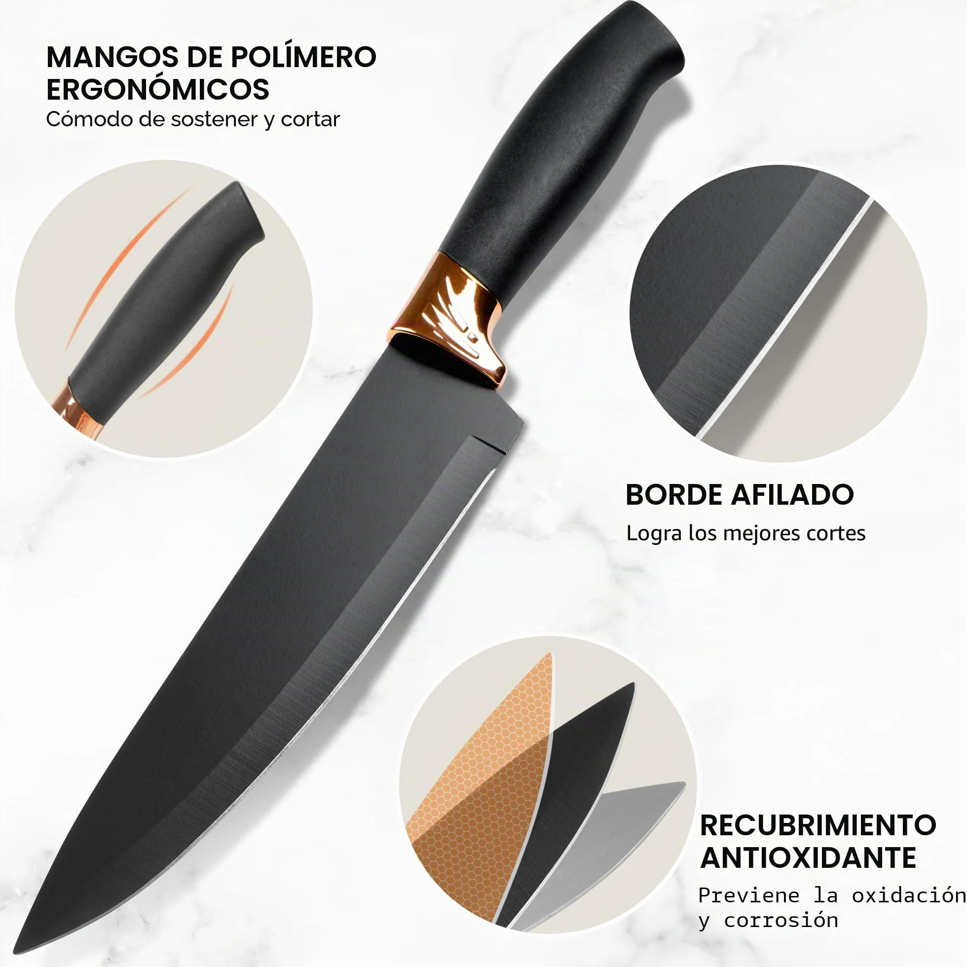 Vortix 19 Piezas Juego de Utensilios de Cocina de Silicona con Soporte