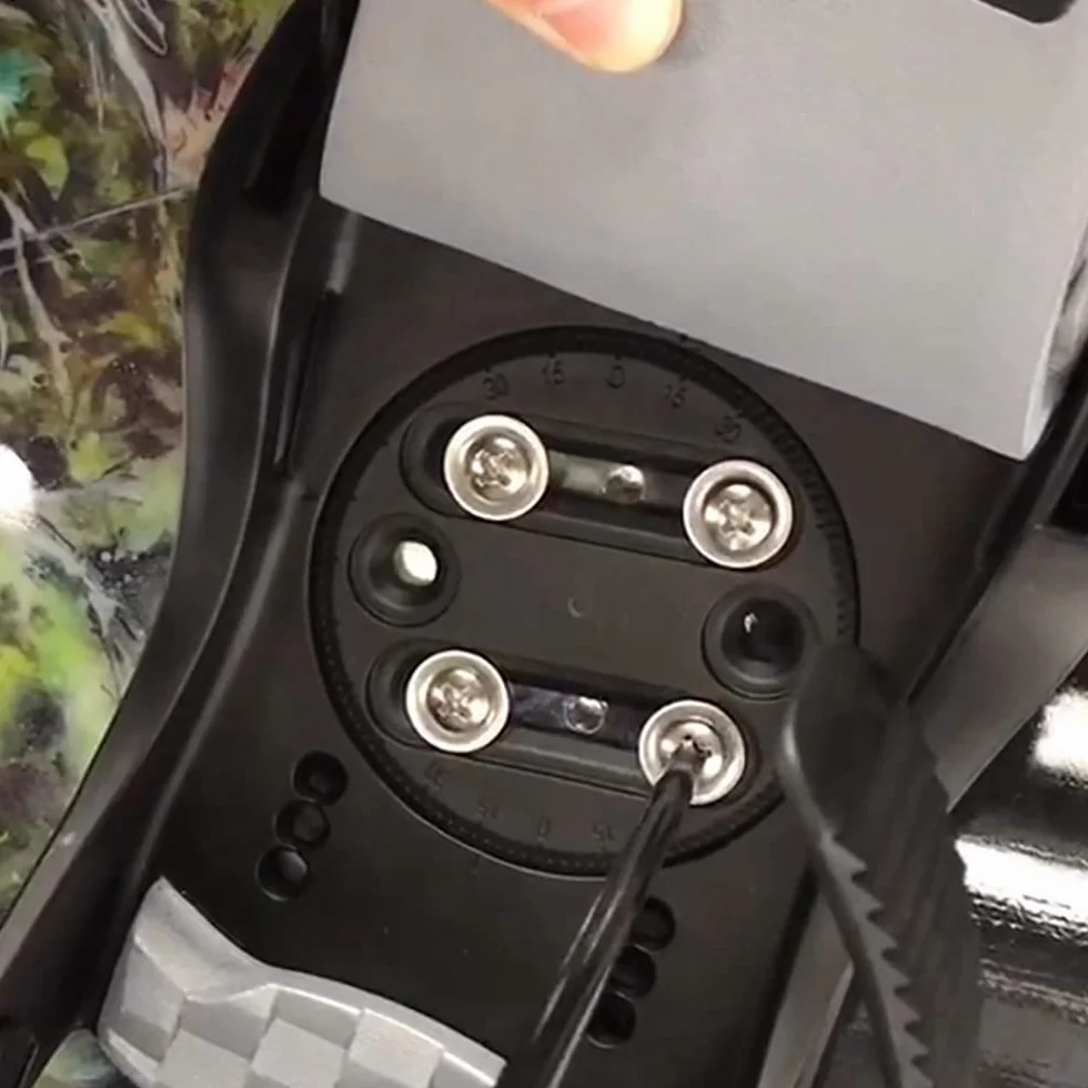 Tornillos de encuadernación de snowboard 16 piezas con arandelas