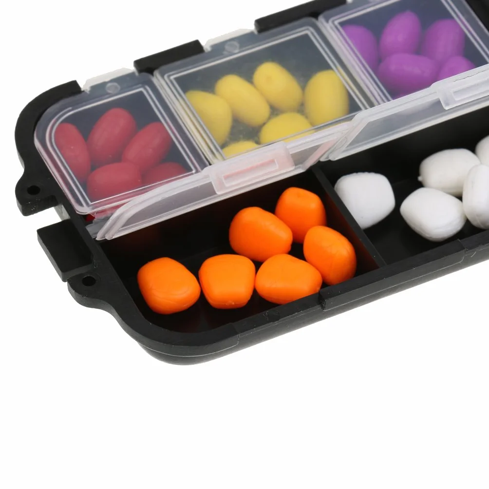 Señuelos de Pesca Carpa Artificial Flotante Pop-up Cebo de Imitación Dulce 60 Piezas