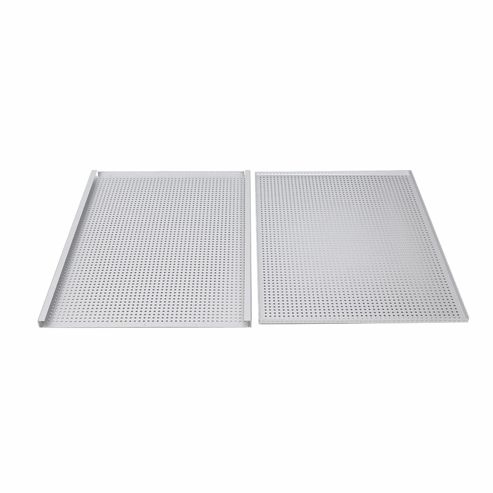 De 2 bandejas para hornear perforadas antiadherentes para hojaldres y carne, bandeja para horno de postre, bandeja para hornear Mille Feuille, bandeja para hojaldres