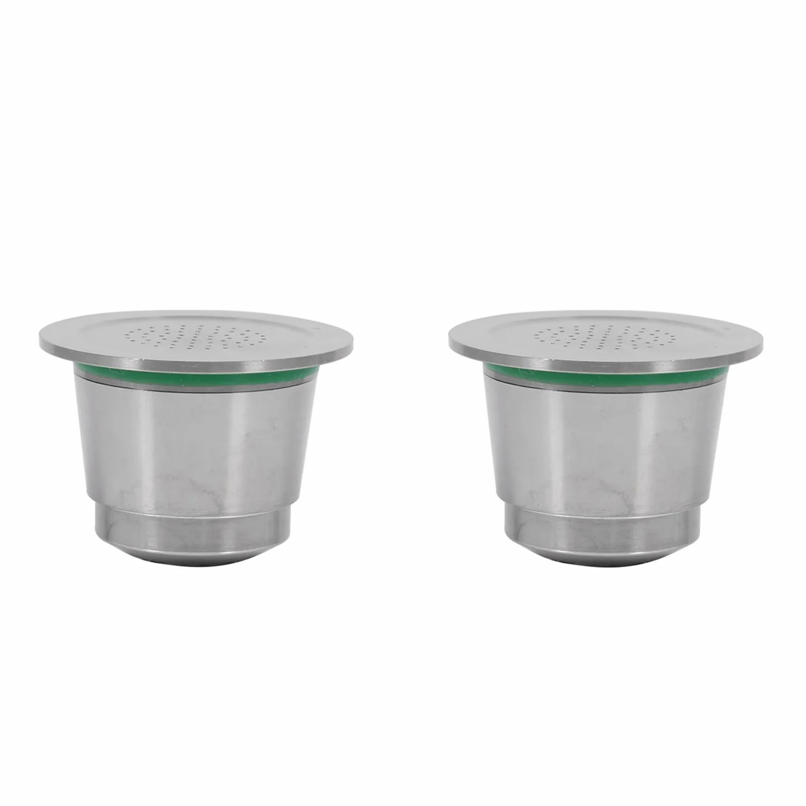 Máquina de Cápsulas café, Material Cápsula Acero Inoxidable para Filtros Reutilizables, 2 uds.