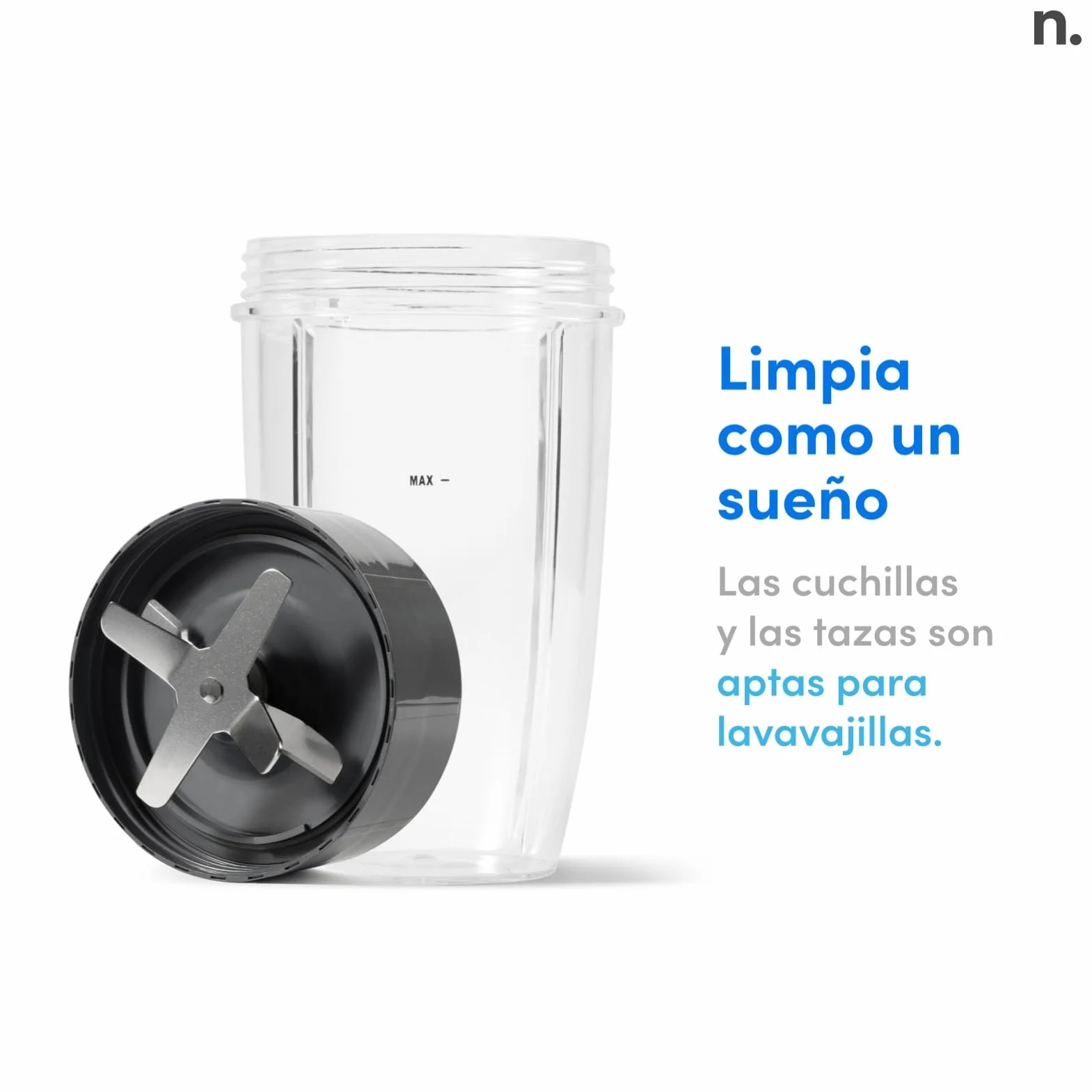 nutribullet Pro 900 Watt, batidora personal, batidora multifuncional, vaso de 700ml, NB904RG