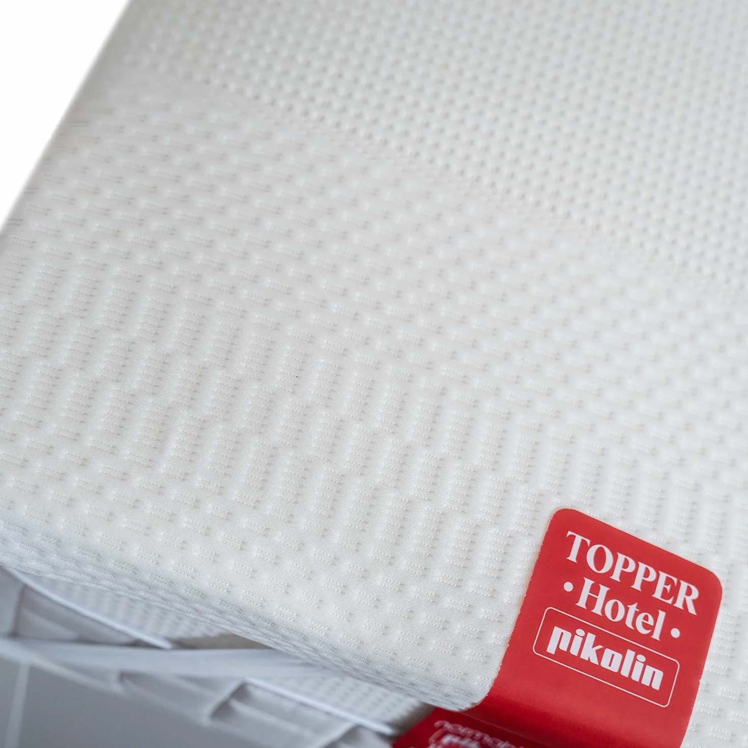PIKOLIN - Topper Viscoelástico de Hotel | Altura 5 cm | Ignífugo | Antichinches | Funda Lavable | Confort Alto | 150x190 cm