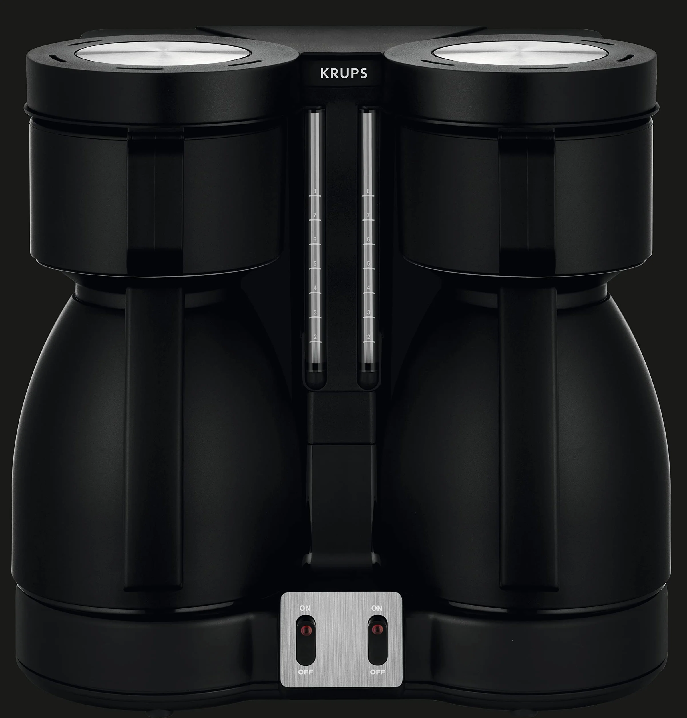 Krups KT 8501 - Cafetera de filtro, 1700 W, 16 tazas, plástico, negro