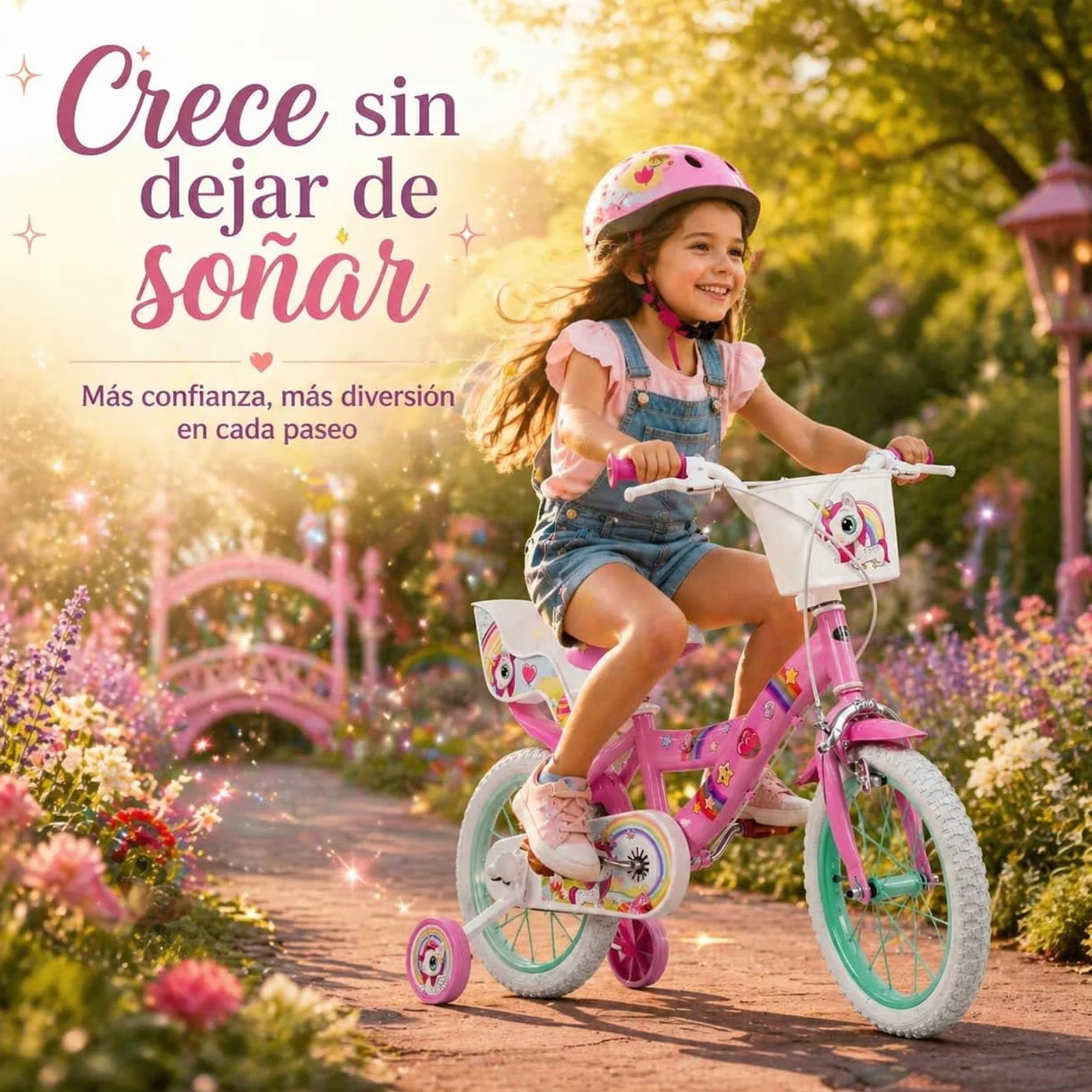 Toimsa Bicicleta Unicornio 14" (4/6 años)