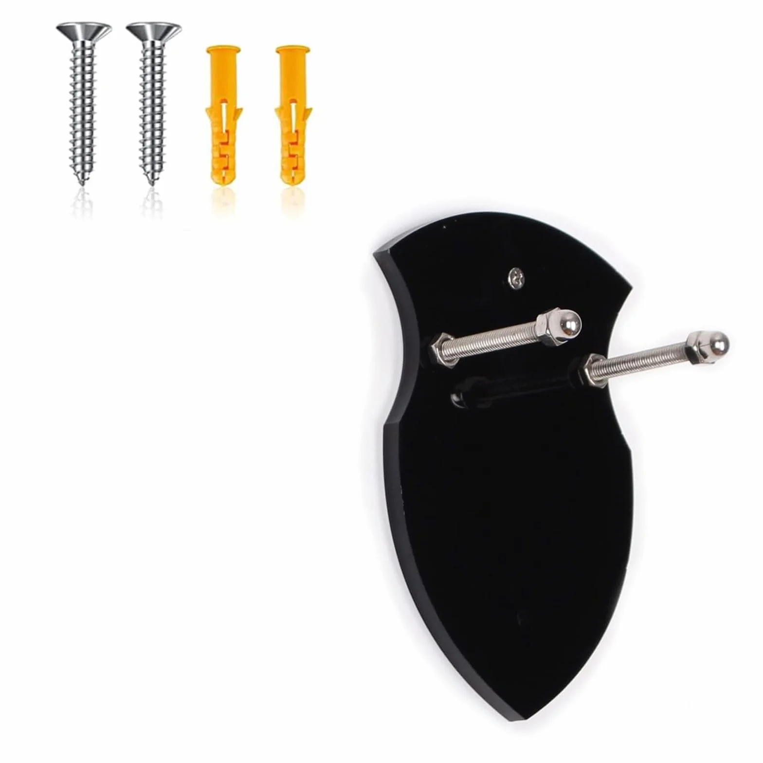 Kiuiom Colgador para Espadas de Pared, Soporte para Hachas, Exhibición Vertical