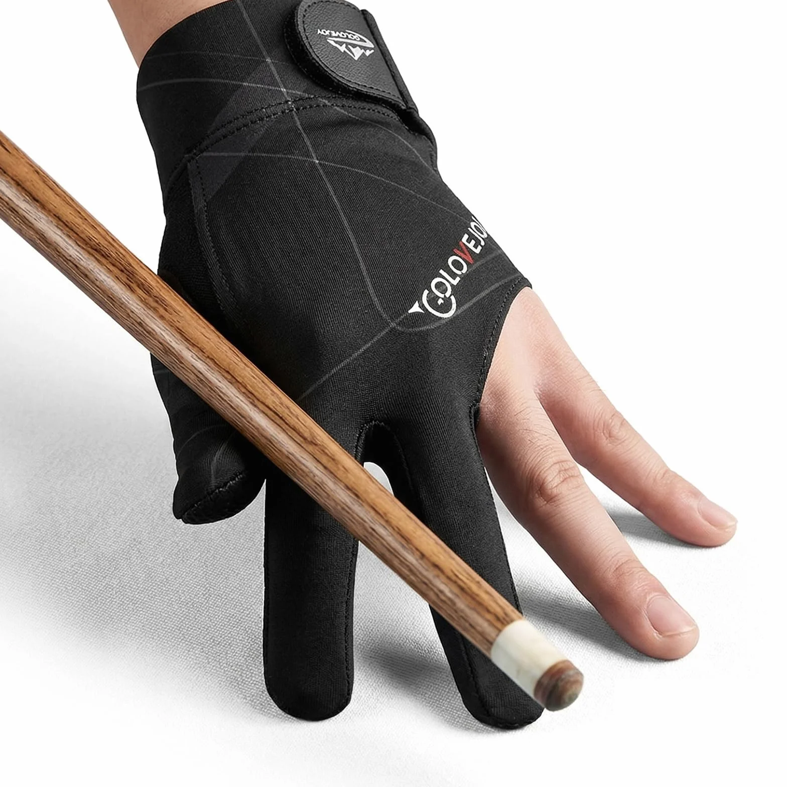 Guantes de Billar de Secado rápido y Transpirables para Snooker – (Secado rápido, Transpirables, Antideslizantes) Guante Deportivo Premium para Mano Izquierda para precisión en (Negro)