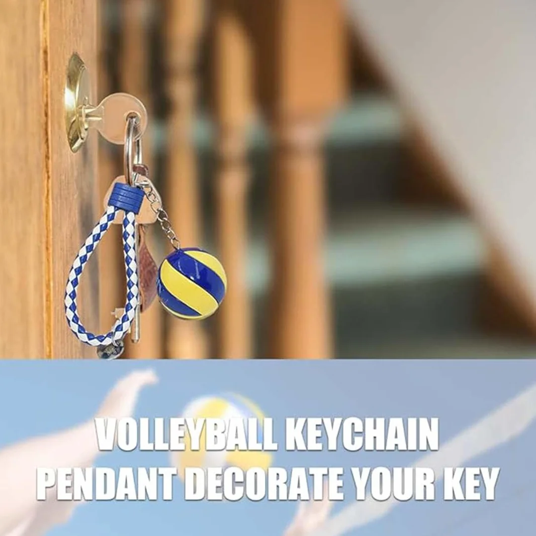 Llavero de voleibol recuerdo deportivo colgante regalo talla única