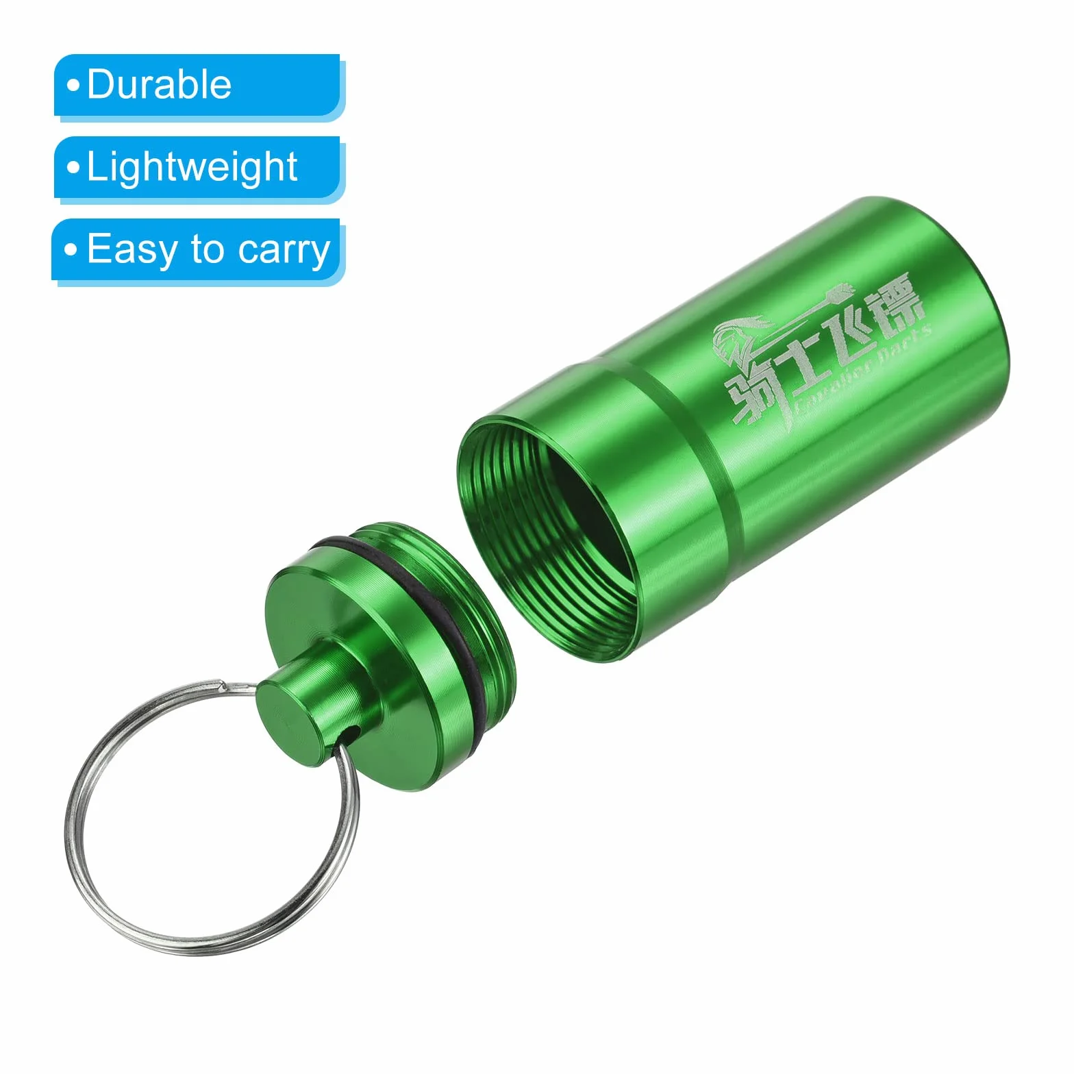PATIKIL Caja de Almacenamiento Portátil para Dardos, Estuche Duradero para Dardos, Organizador de Accesorios para Dardos, Verde
