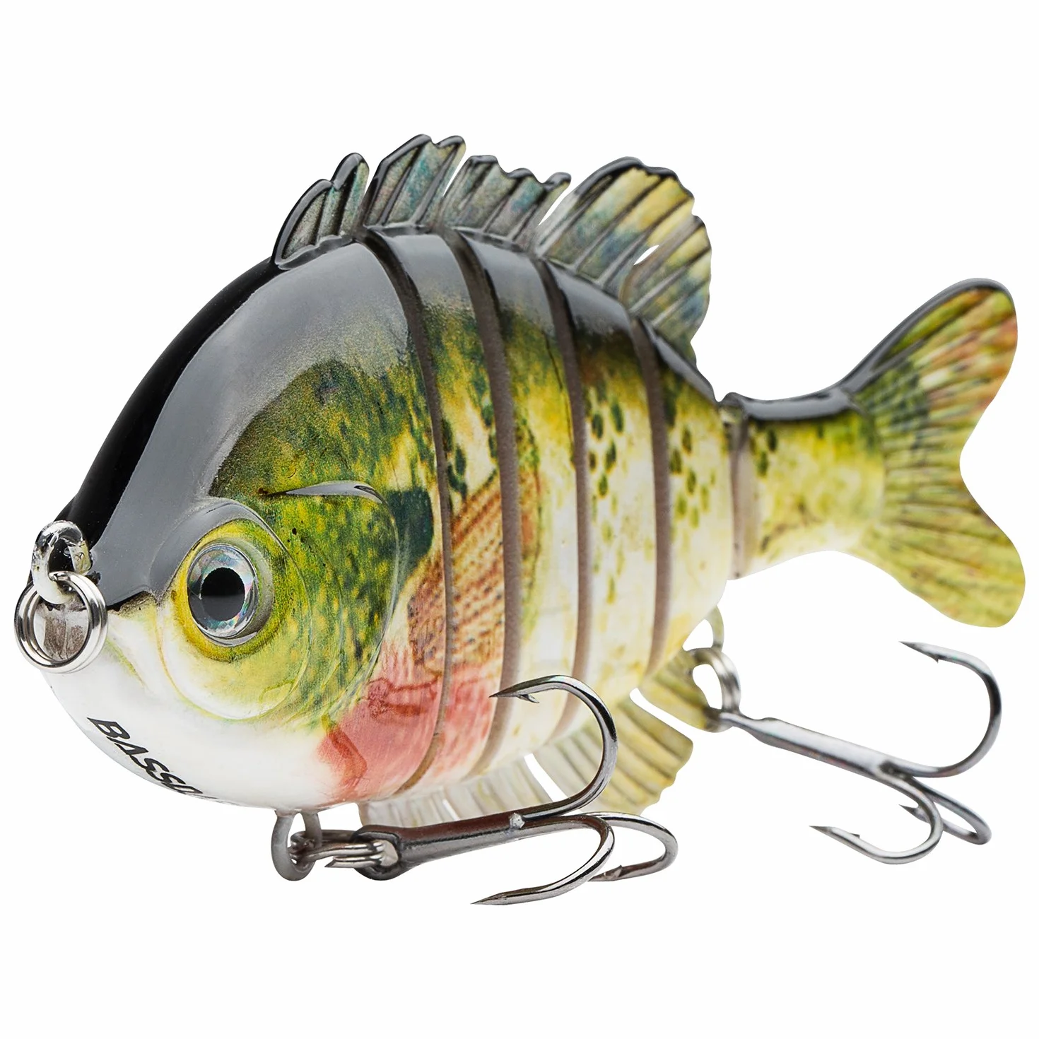 BASSDASH SwimPanfish Bluegill - Señuelo de natación para bajo Duro, 8,9 cm, 24,1 g, 4 Colores (BPRL)