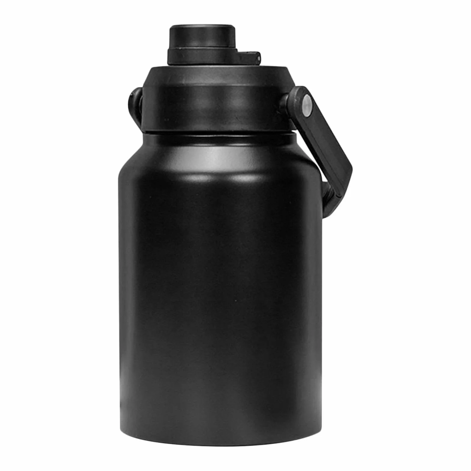 Botella de agua de galón | Botella de agua de acero inoxidable de cuello | ancho | Jarra aislada al vacío de dos pisos para bebidas frías para , senderismo, camping