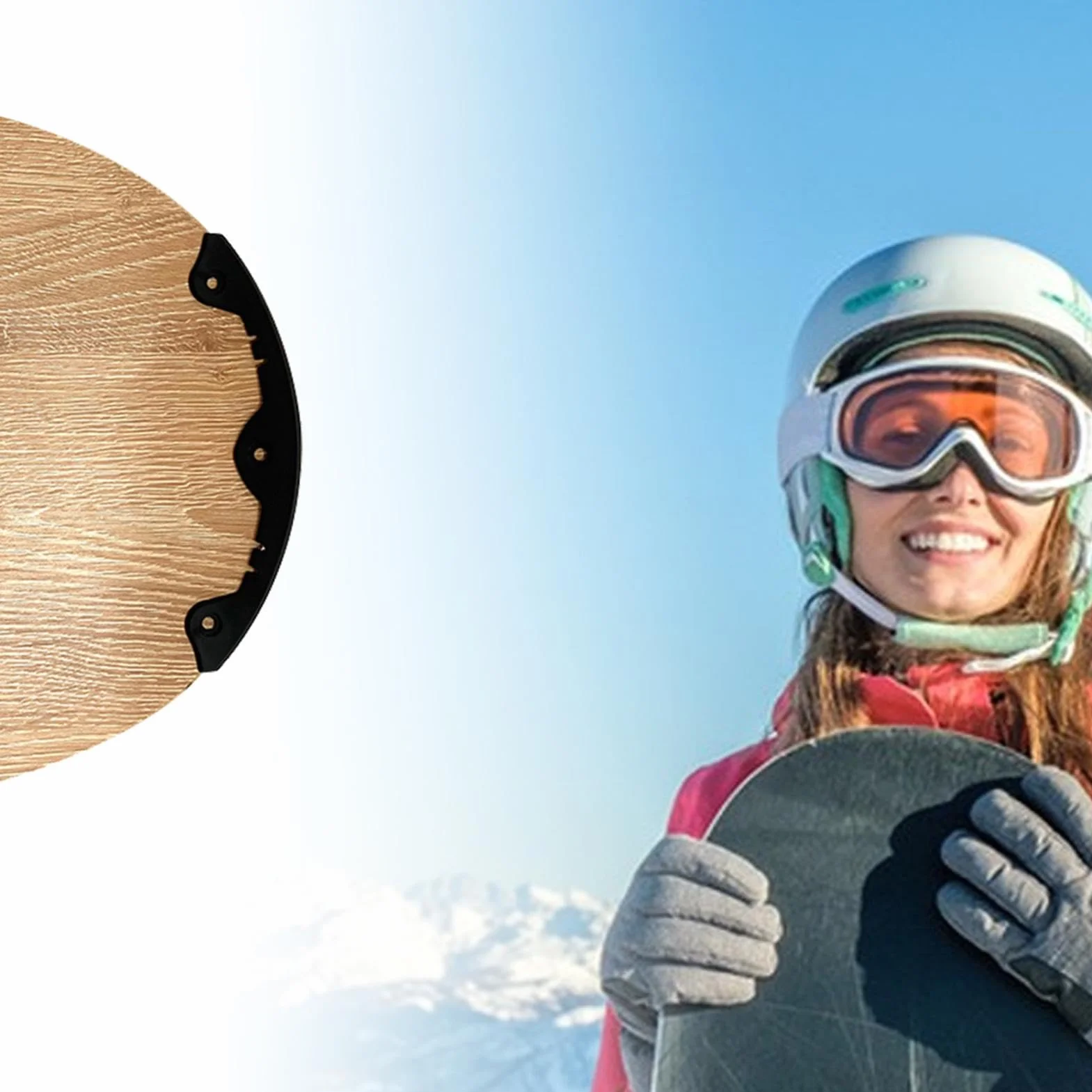 Barra de protección para tabla de snowboard, tira anticolisión, protector de nariz para longboard