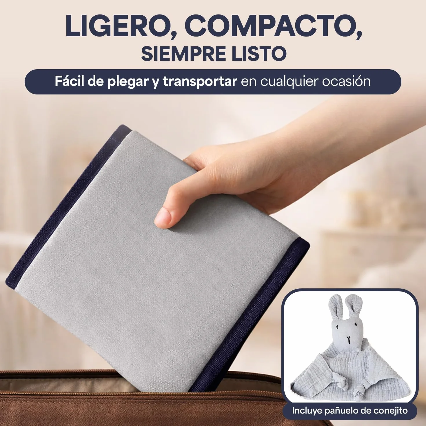 Portabebe Fular Portabebe con Cierre Reforzado de Seguridad y Diseño Ergonómico para 0-36 Meses