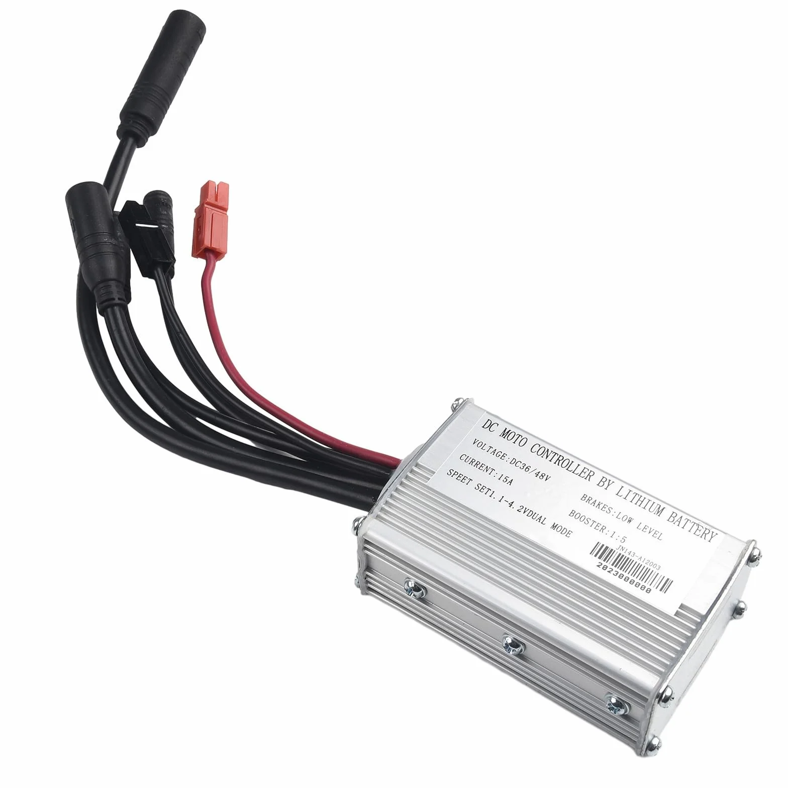 Controlador impermeable 15A 36V 48V para motor de eje sin escobillas Ebike