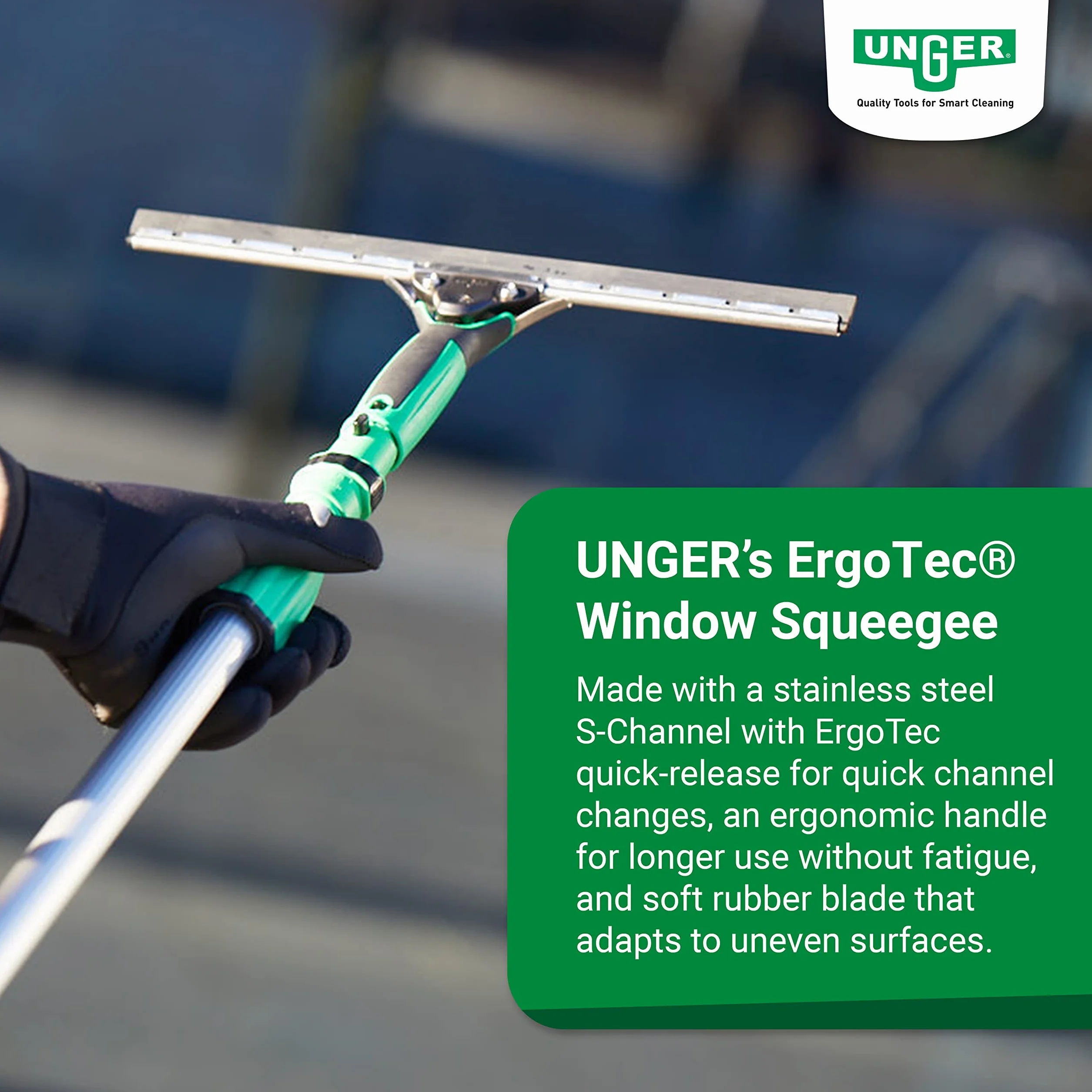 ErgoTec®-Limpiacristal, 45 cm, cpl.Soft (Blandas)
