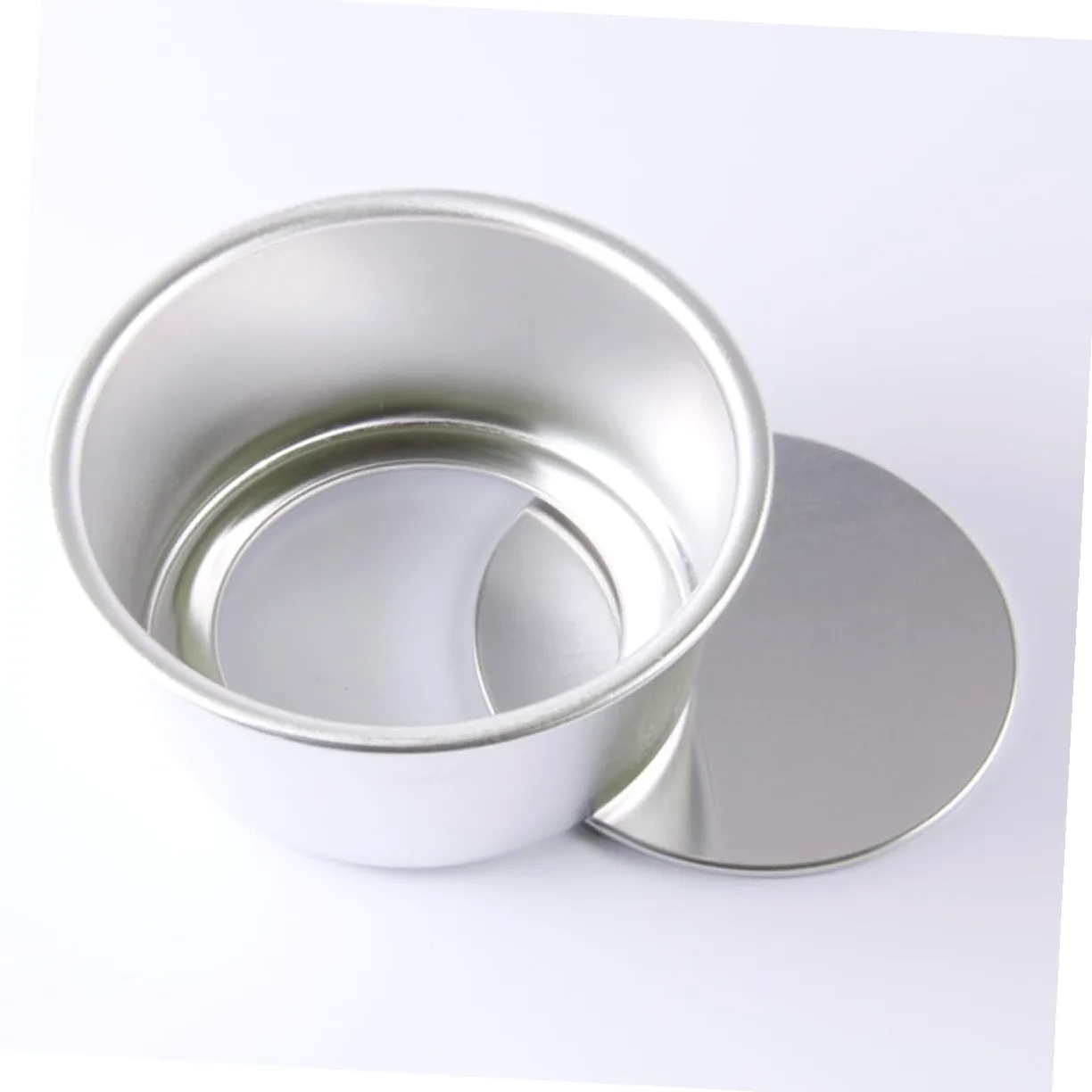 VALICLUD 4 Piezas Molde para Hornear Pasteles Aleación de Molde Redondo Fondo Extraíble Bandeja Antiadherente para Hornear Tartas para Pasteles de Cumpleaños