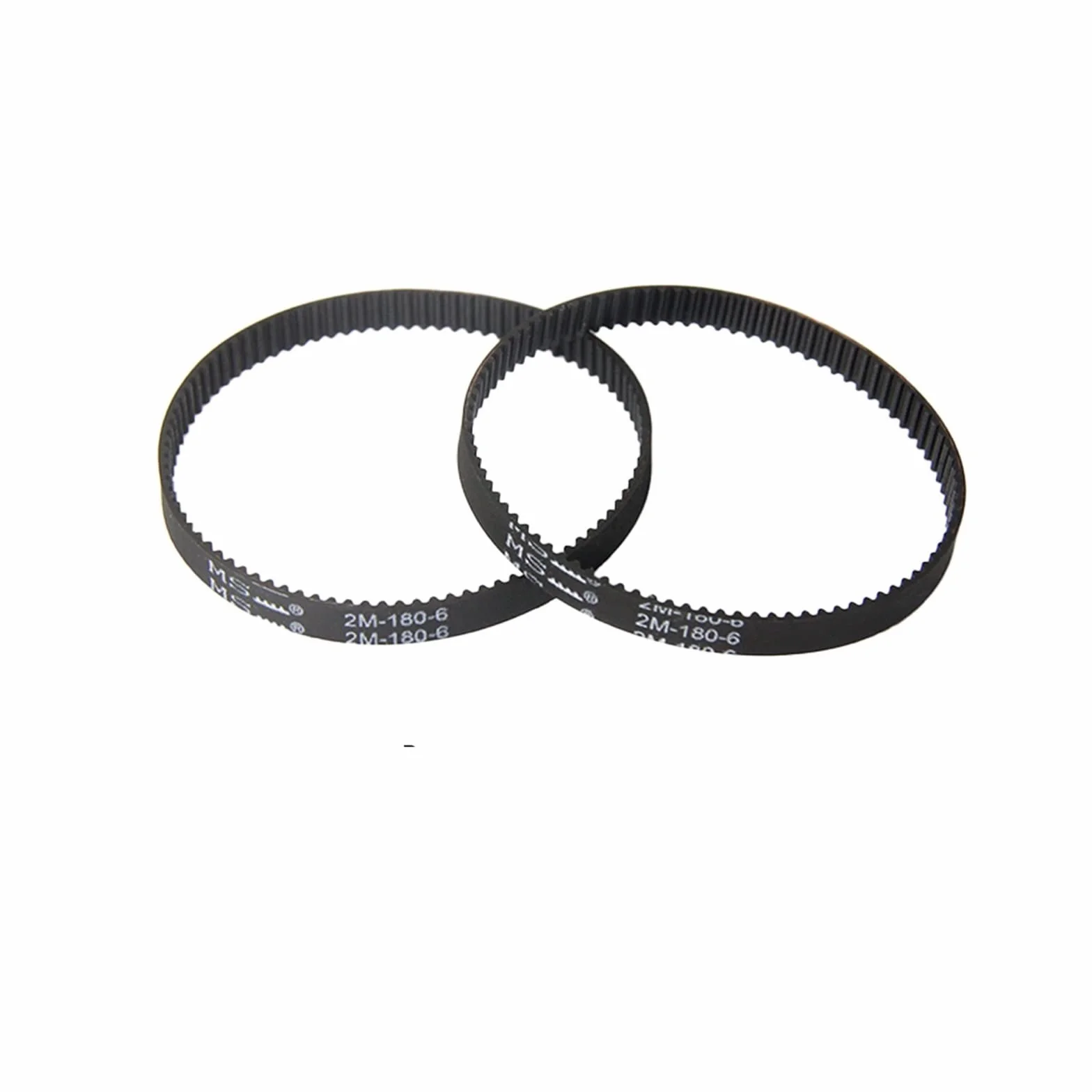 AYBAL Compatible con TASP 2 uds Correa de transmisión de distribución 2M-180-6 perímetro 180mm Ancho 6mm Dientes 90 transportador síncrono Pieza de Repuesto Compatible con aspiradora