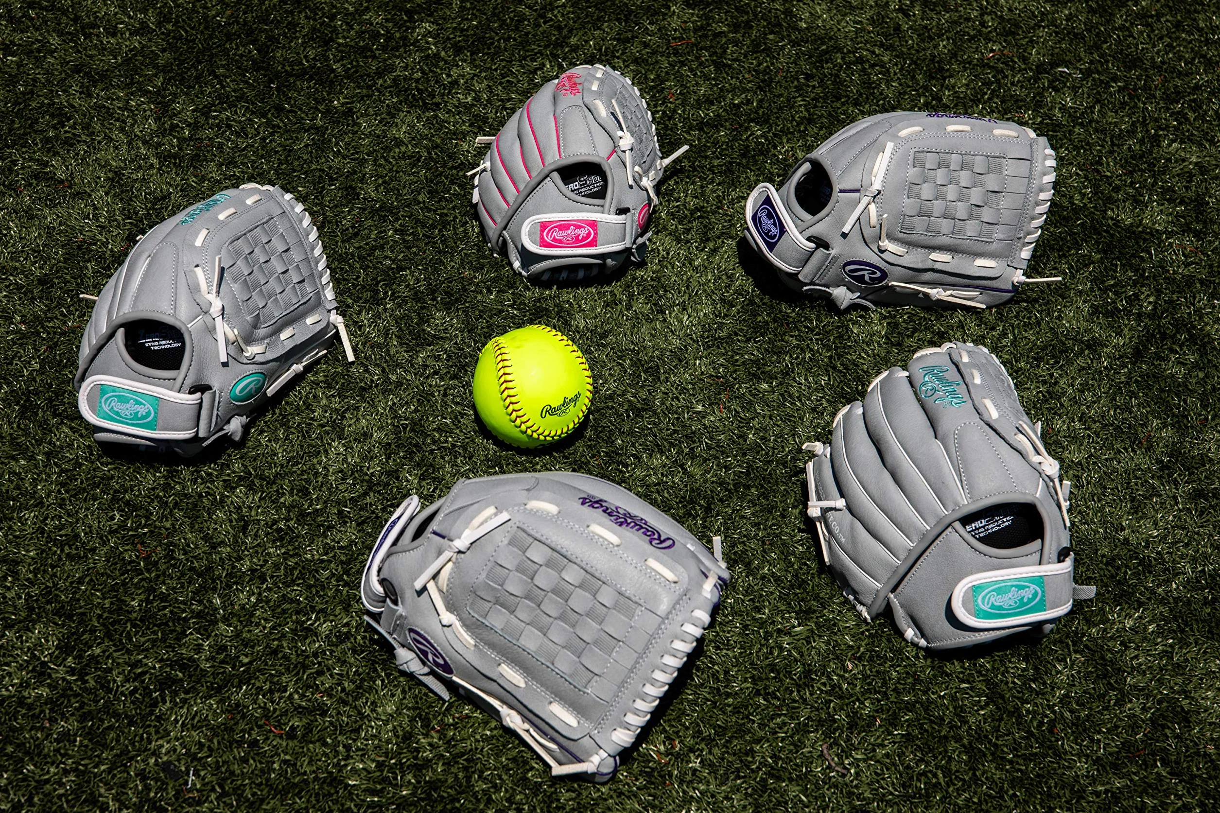 Rawlings Sure Catch Series Fastpitch Softball Glove, 12.5 Inch, Right Hand Throw