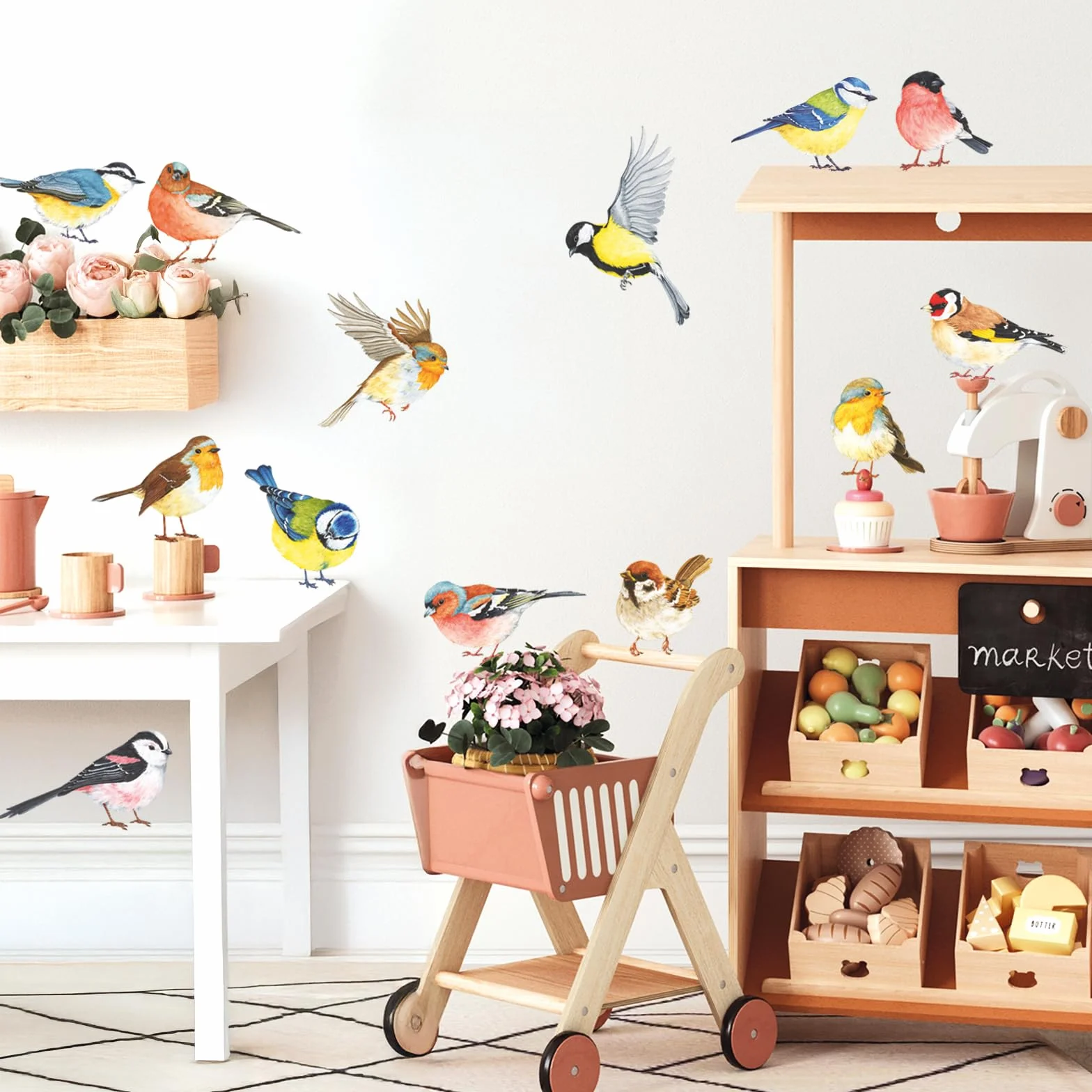 DECOWALL DS-8038 Vinilo Pegatinas Decorativas Pared Dormitorio Infantiles
