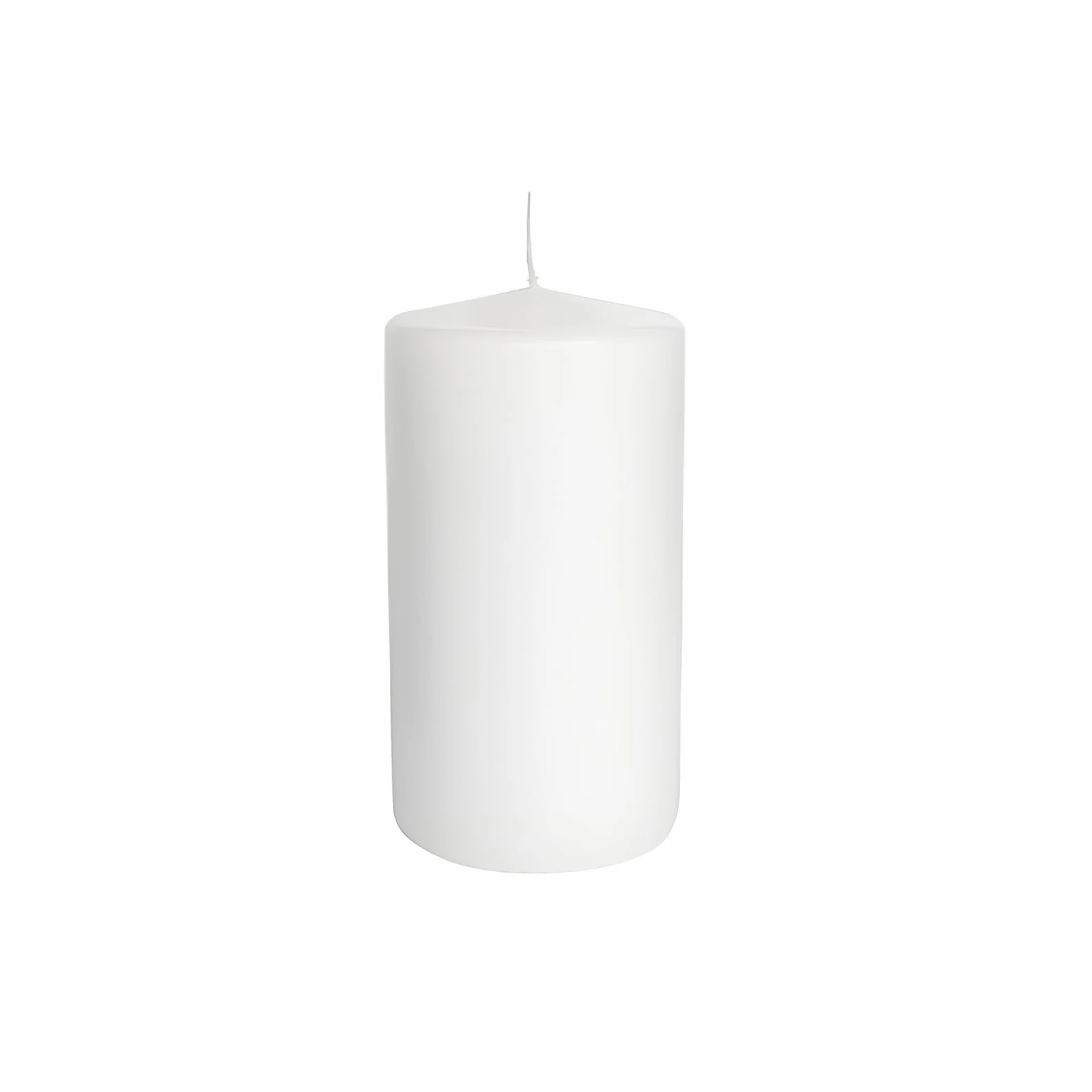 Cereria de Giorgio risthò Velas, Cera, Blanco, 8 x 8 x 15 cm, 2 Unidad