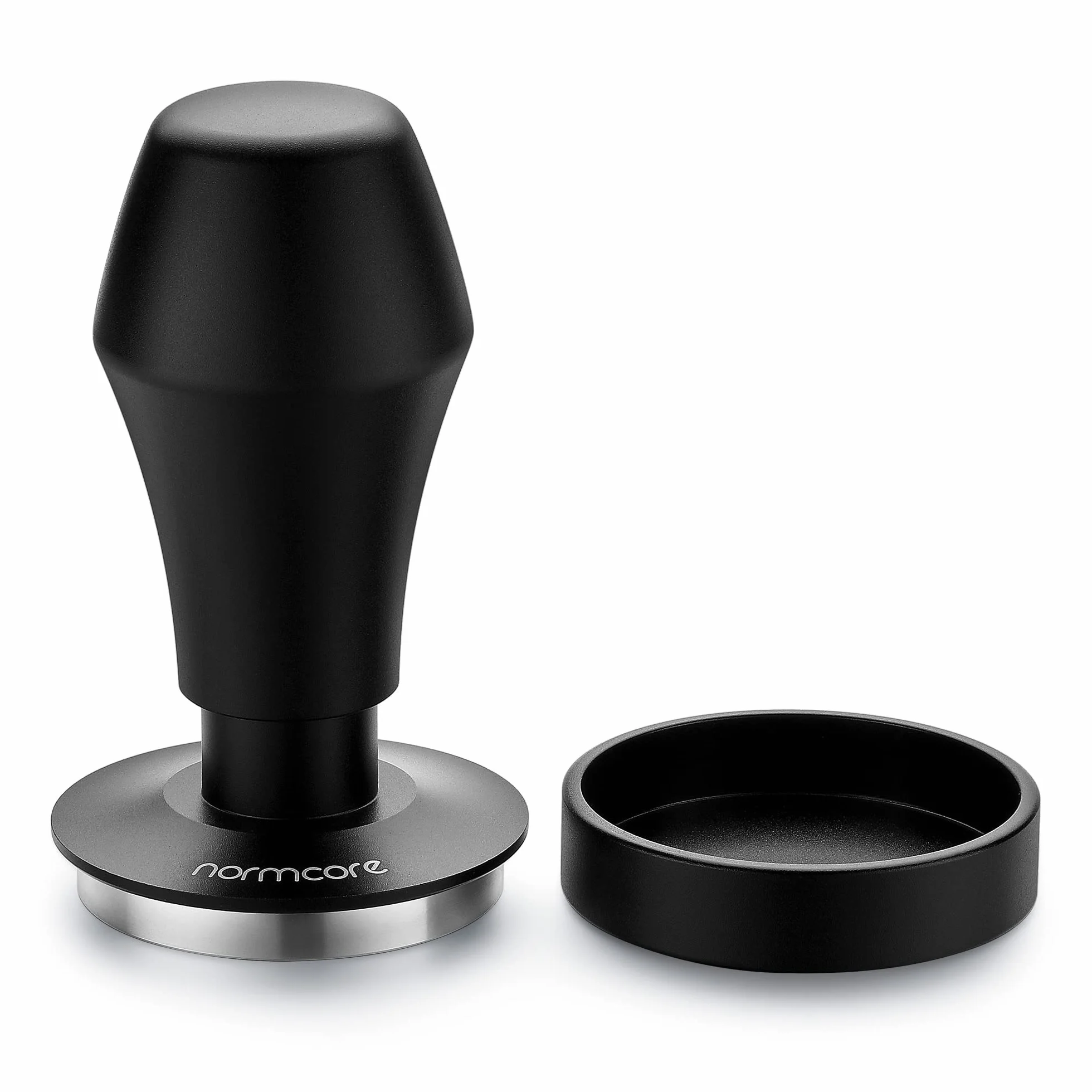 Normcore Prensador de café 58,5mm - Prensador de café molido - elegante pisón de espresso como juego de prensador barista, presión de prensado calibrada | - 15lb / 25lb / 30lbs presión de prensado
