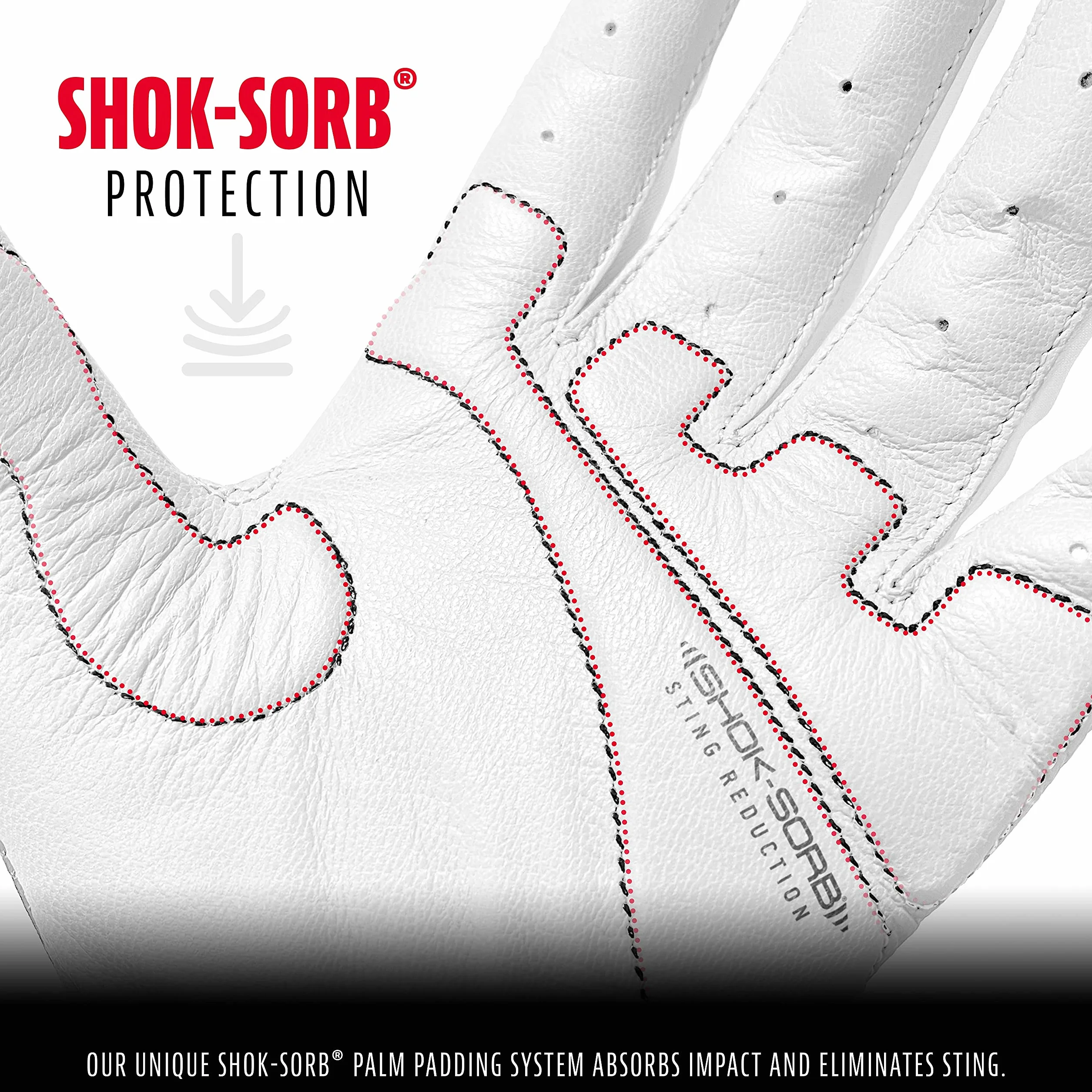 Franklin Sports MLB Shok-Sorb X Guantes de béisbol