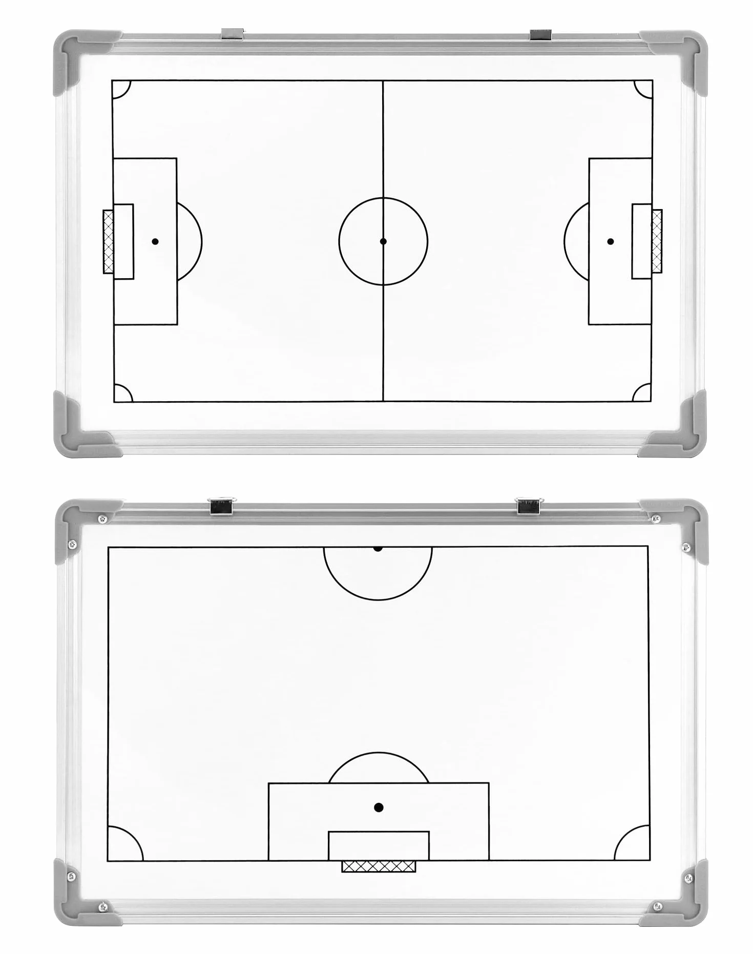 QWORK Pizarra táctica de fútbol Doble Cara 45x30 cm